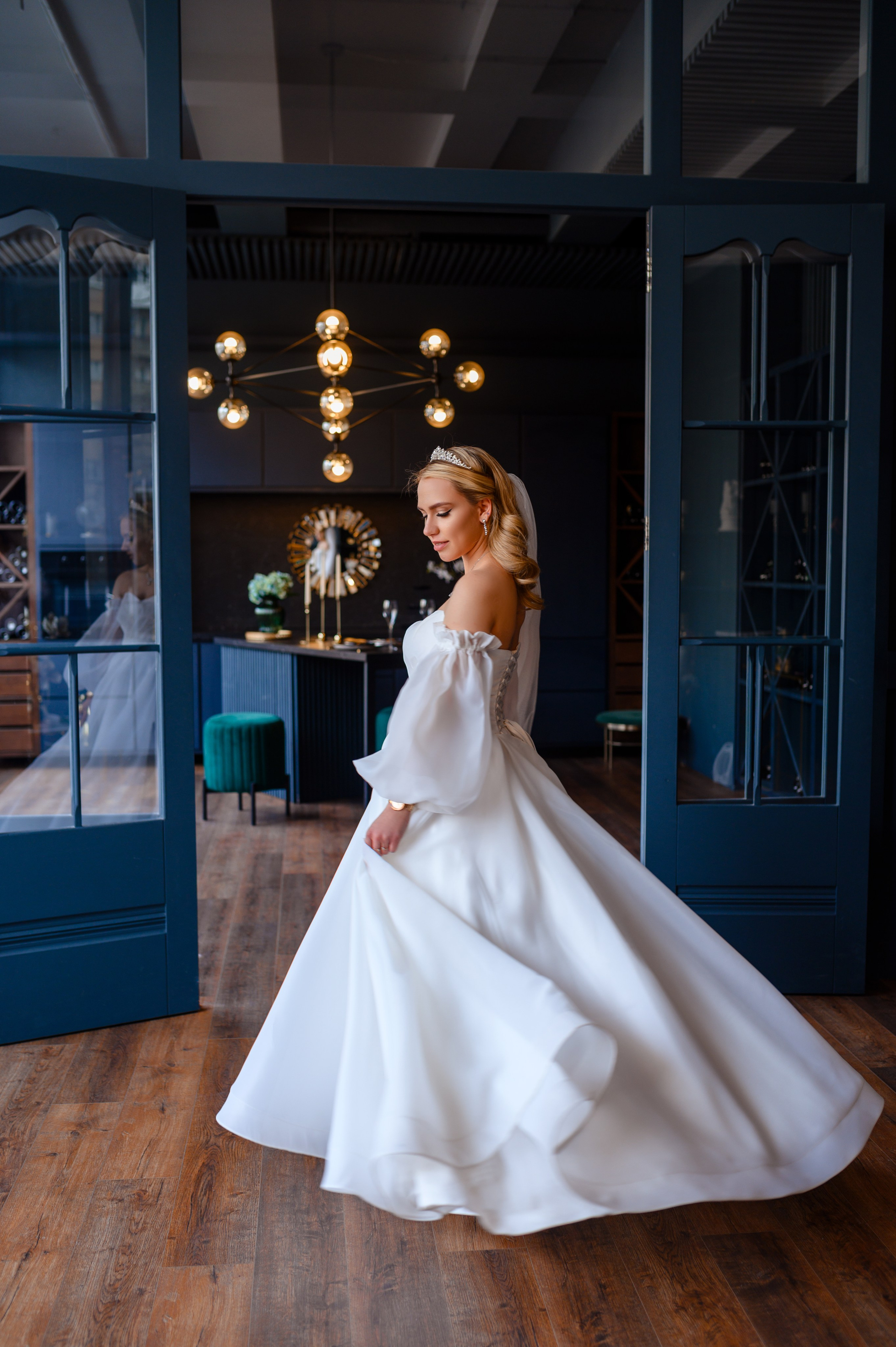 Свадебная фотосессия в фотостудии Аврора зал Эклипс. Семейный и свадебный фотограф в Донецке и Макеевке Дяченко Наталья