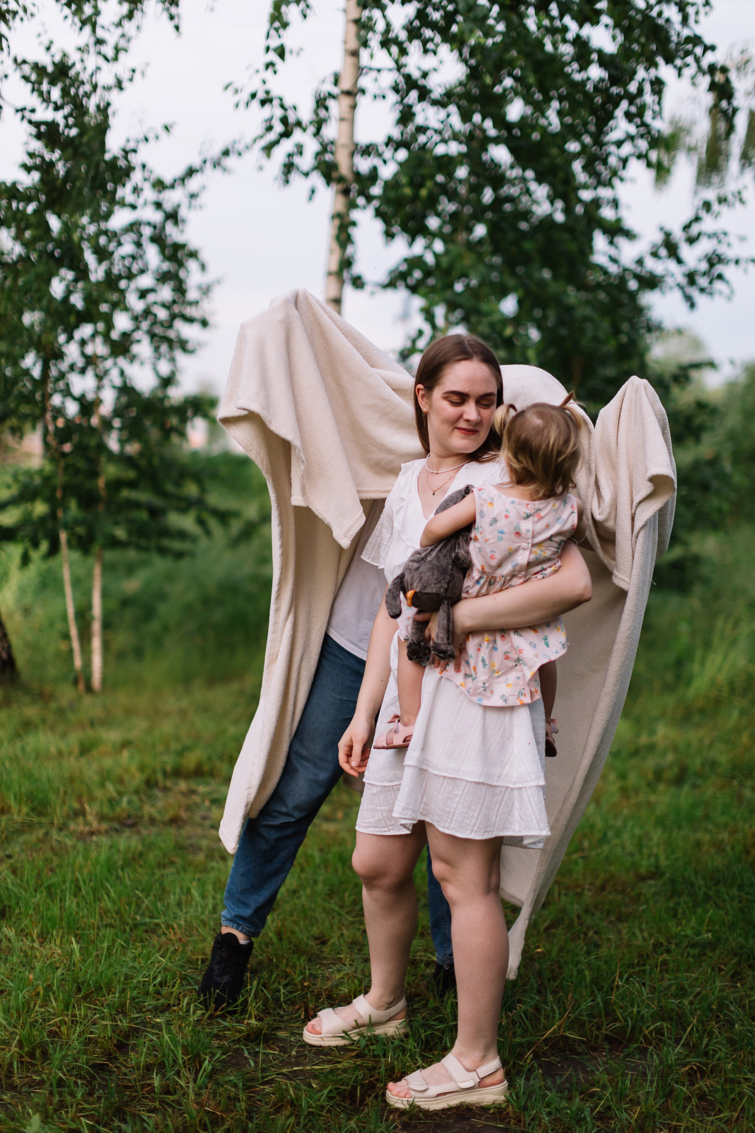 Женя, Алина и Мира. Семейный и детский фотограф в Новосибирске Алёна Малахова