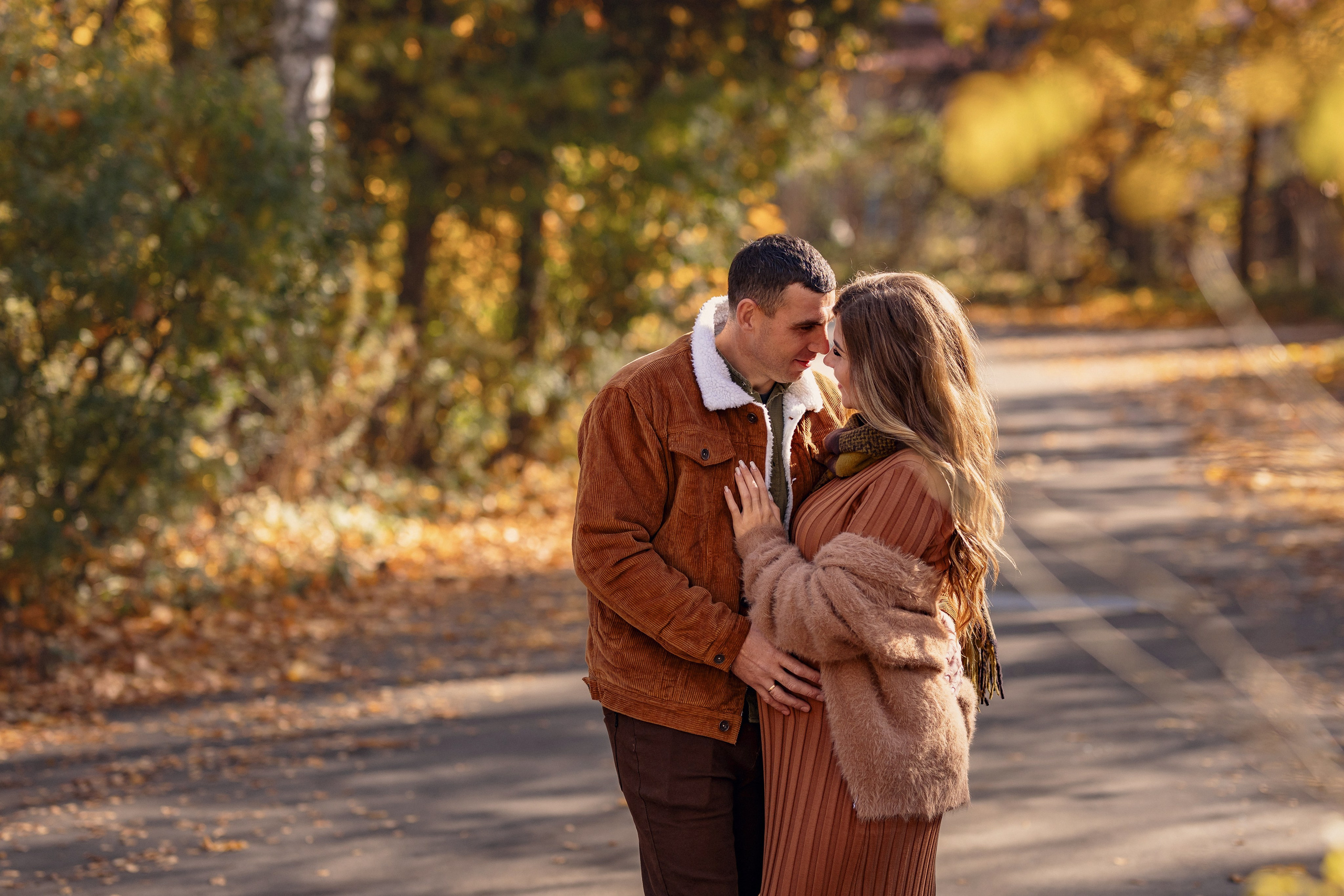 Осенняя фотосессия в ожидании малыша. Трубинова Екатерина | Семейный фотограф | Москва
