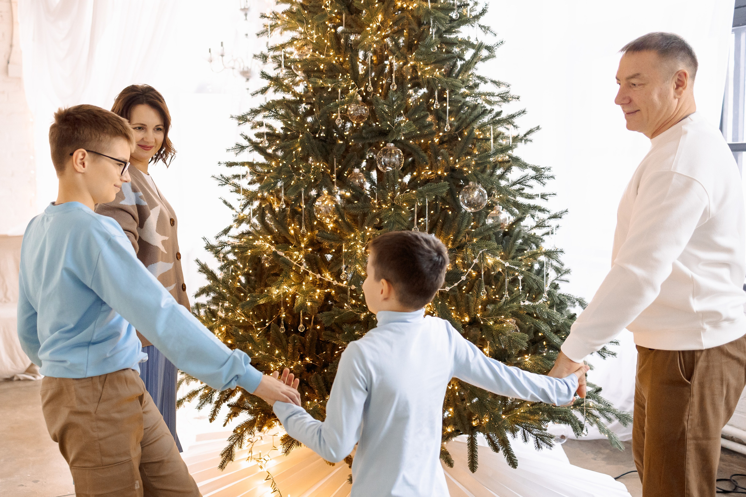Веселая Новогодняя история. Семейный Фотограф в Москве Евгения Симоненко