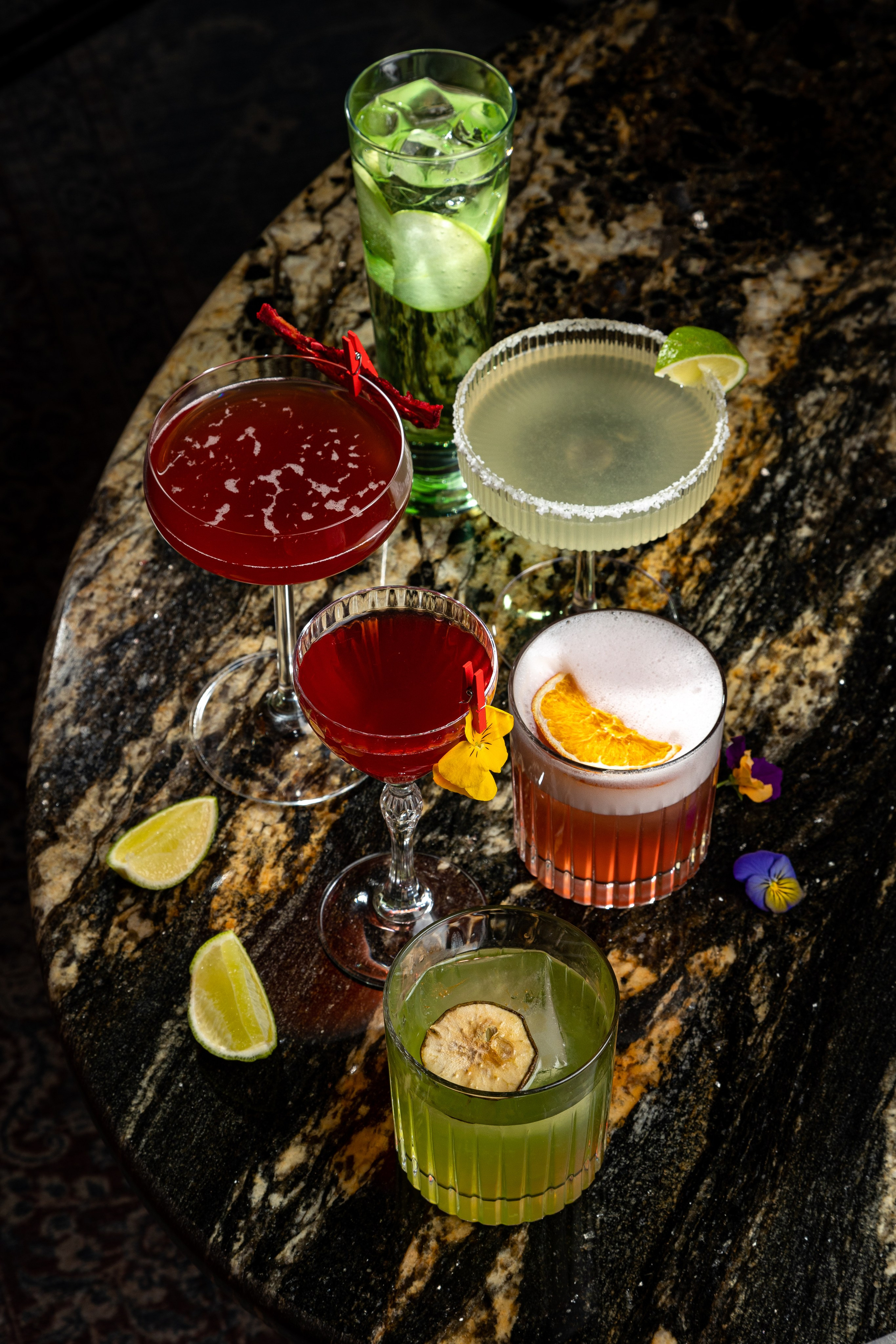 Ресторанная съёмка для «Mairi» Архыз, коктейльная карта. Ольга Панкова предметный и фуд-фотограф в Краснодаре