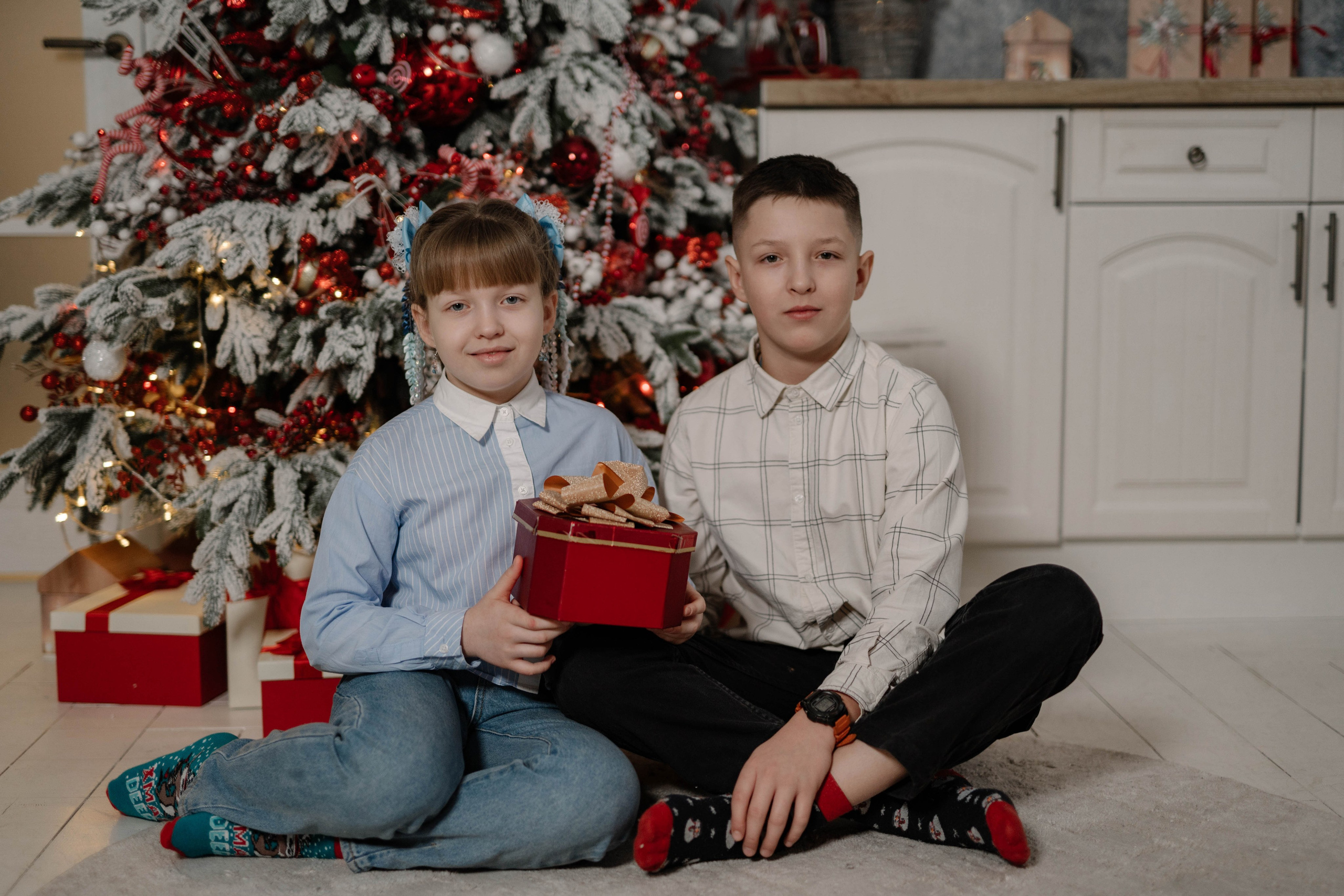 Семейная новогодняя съемка. Свадебный и семейный фотограф в Калуге Анна Киреева