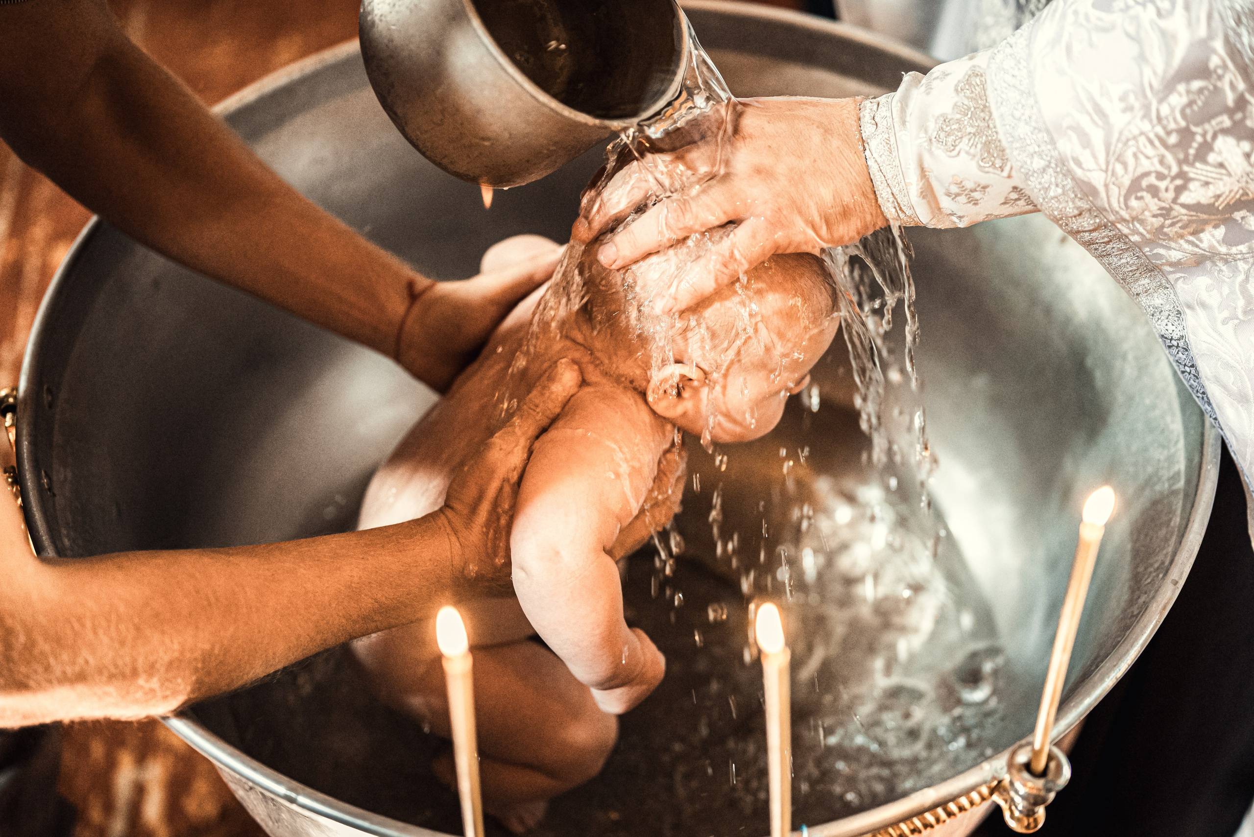Крещение Павла. Семейный и детский фотограф Москва