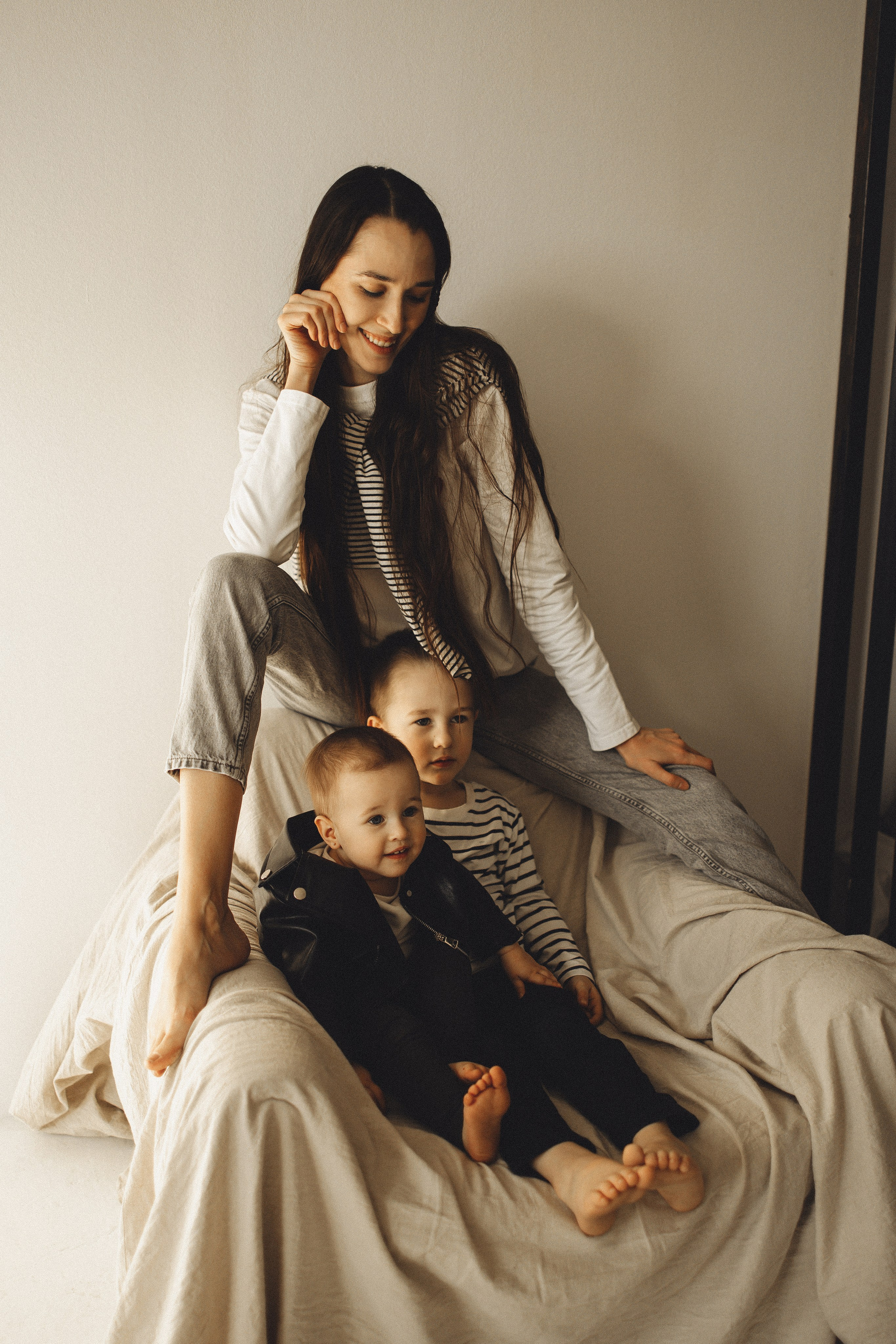 Семейная история в студии. Семейный и детский фотограф, таганрог, ростов-на-дону