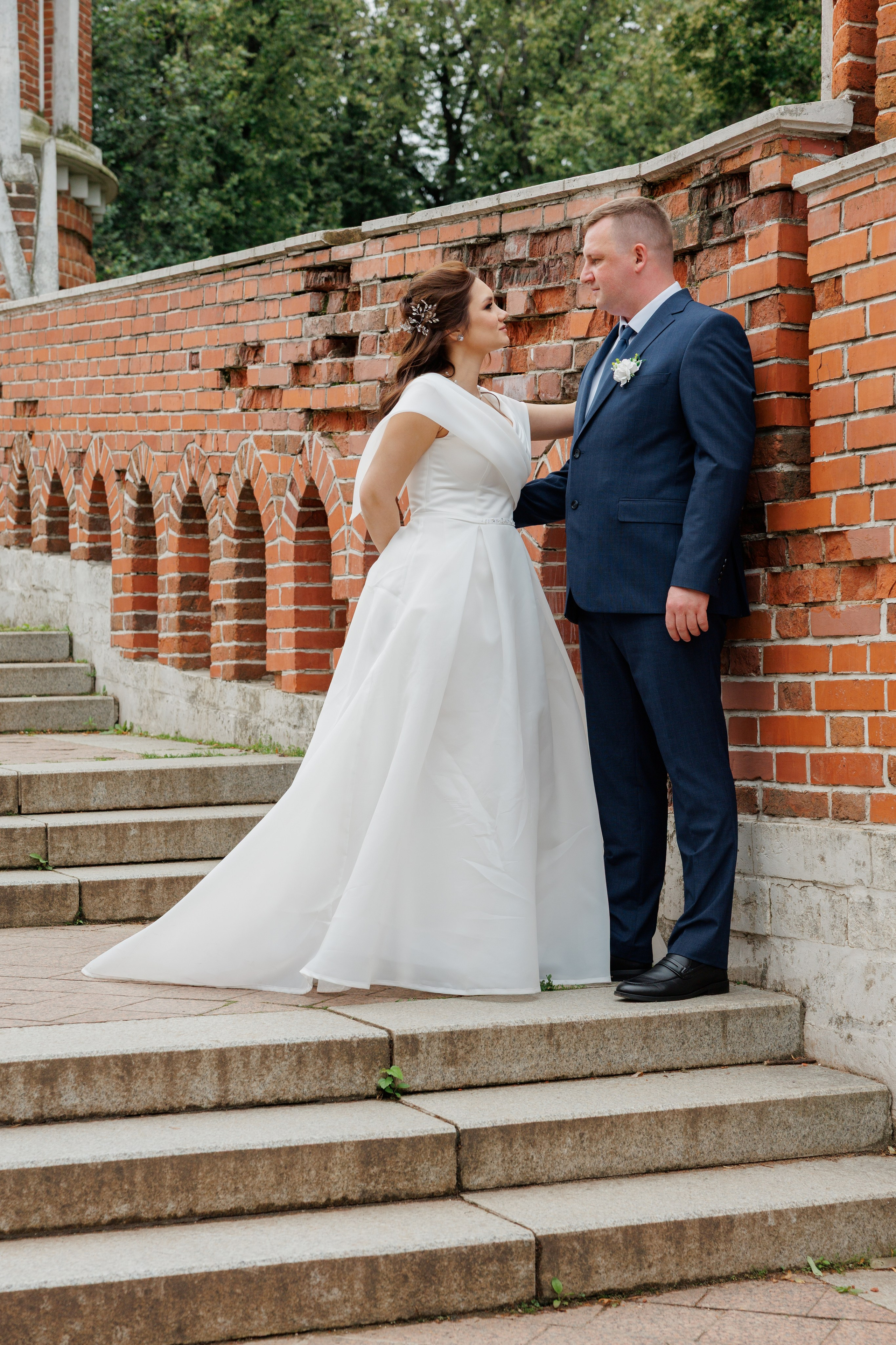 Свадебная фотосессия в Царицыно. Свадебная съёмка в Москве