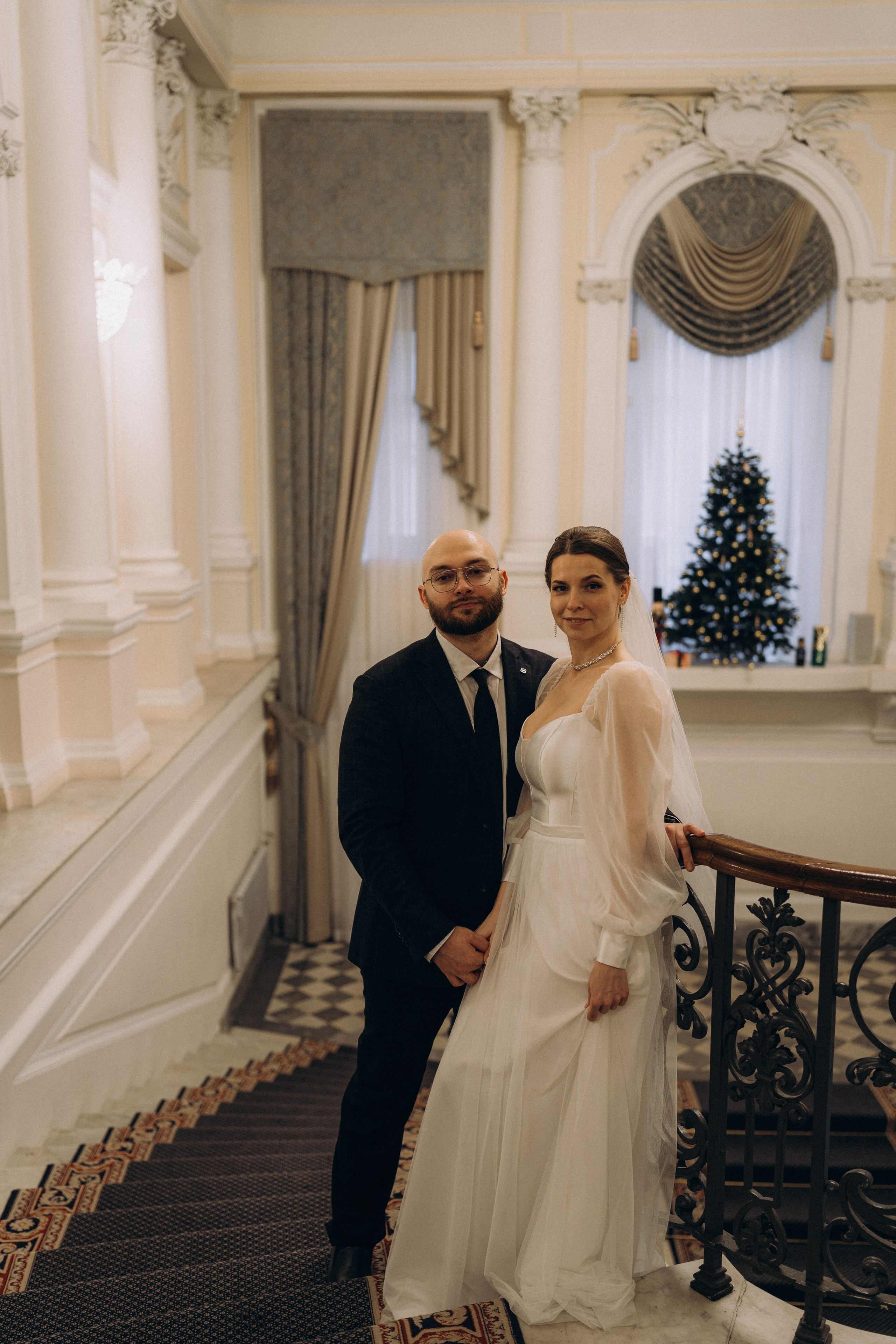 СВАДЕБНАЯ СЬЕМКА ВО ВТОРОМ ДВОРЦЕ (ДЕКАБРЬ) ТАКЖЕ СЬЕМКА В СТУДИИ НА ЧЕРНЫШЕВСКОЙ. Профессиональный фотограф, Санкт-Петербург — Виктория Богомолова