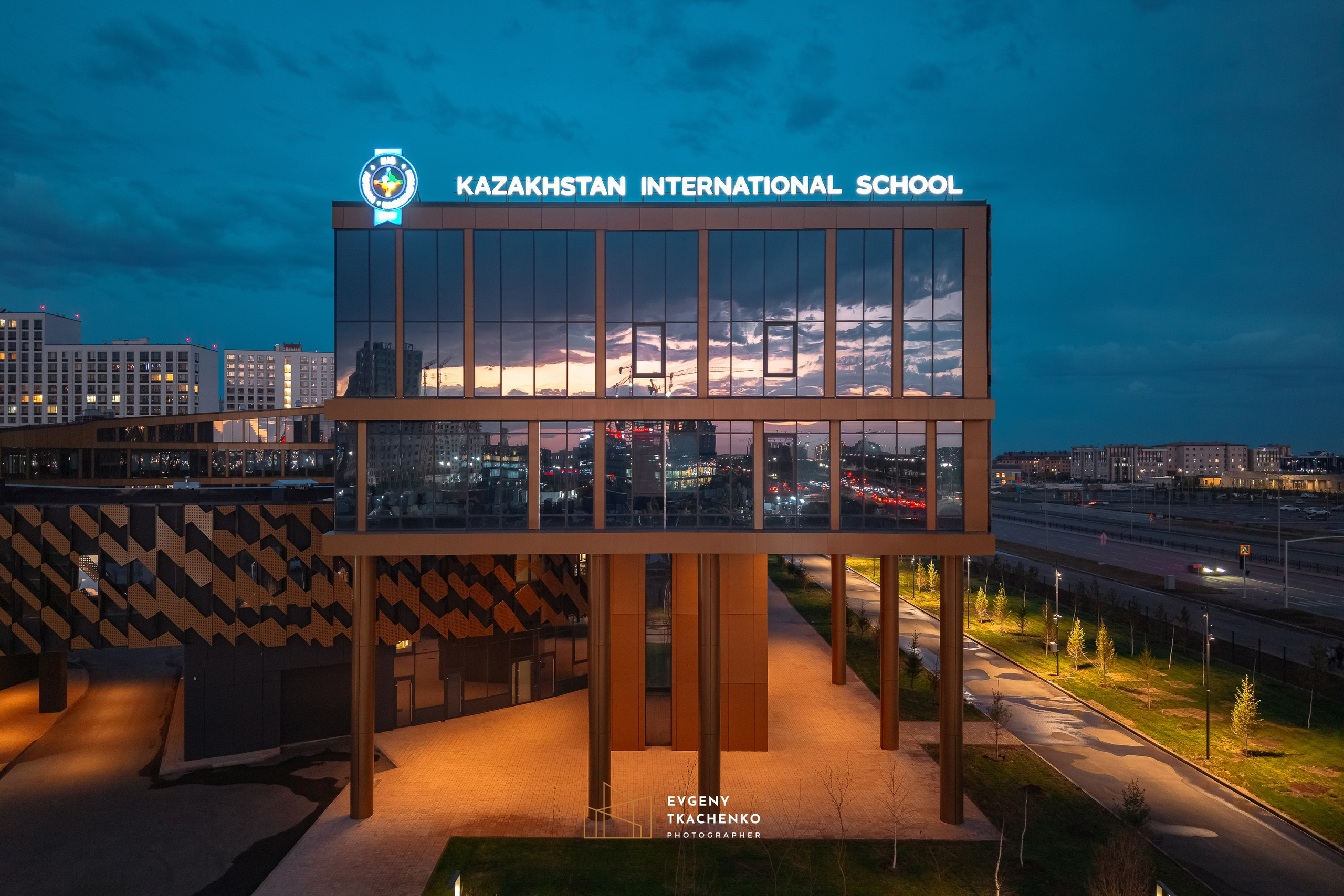 Kazakhstan International School в г. Астана. Архитектурный и интерьерный фотограф в Казахстане