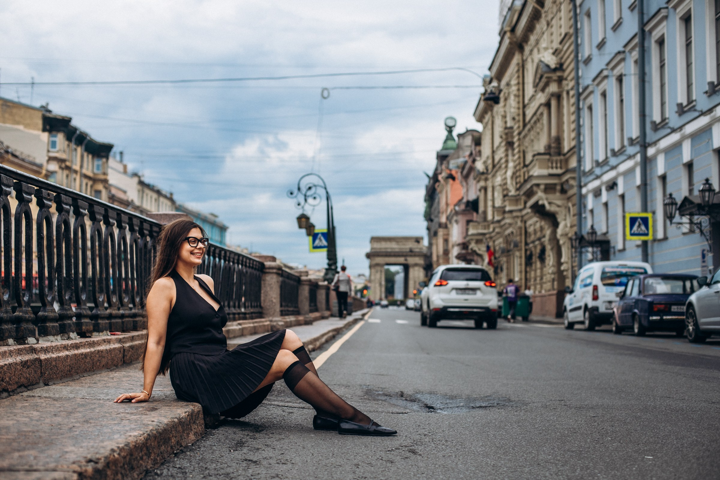 Вероника в июле. Фотопрогулка в Петербурге. Индивидуальный и семейный фотограф в Санкт-Петербурге