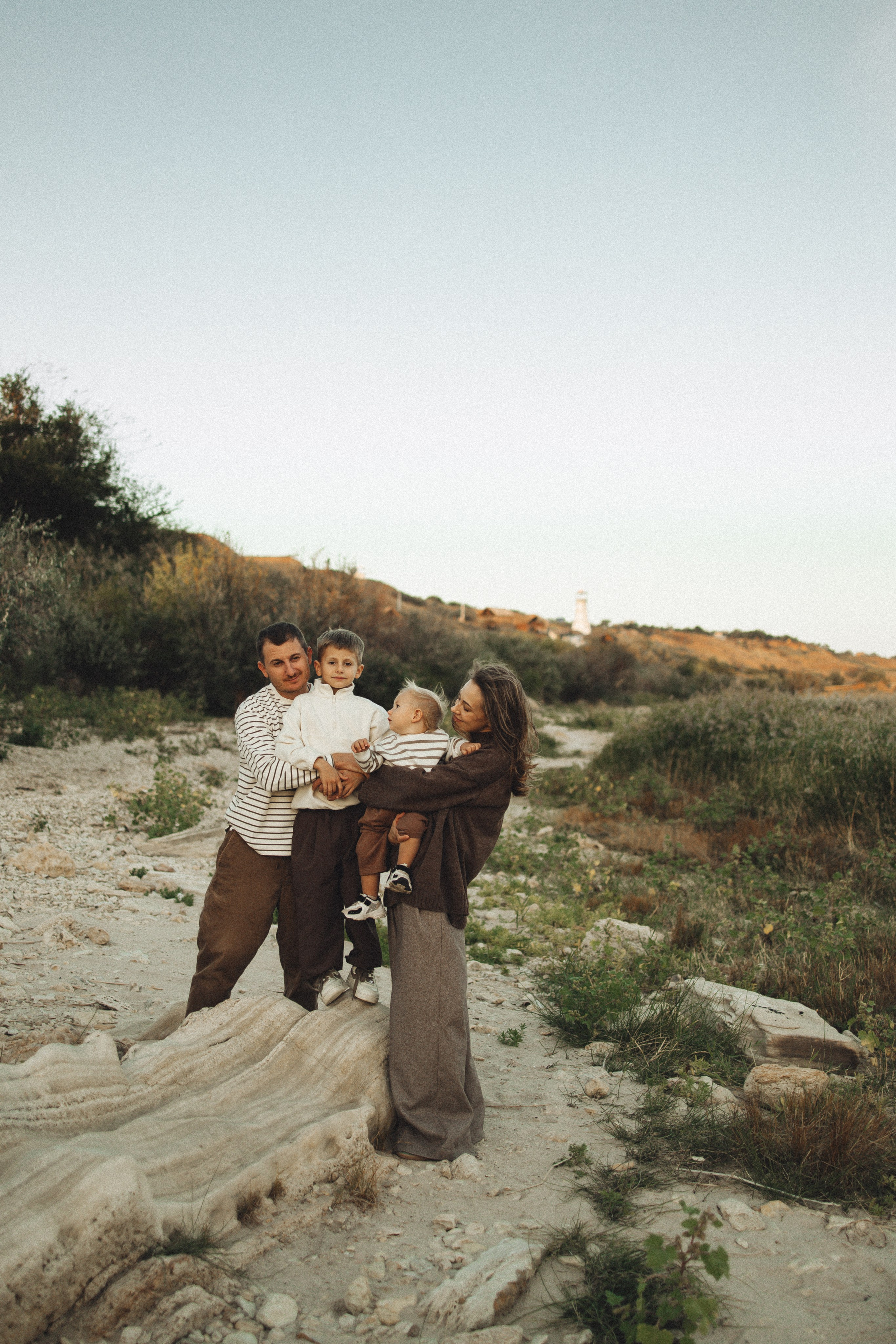 Семейная история, закат в Мержаново. Семейный и детский фотограф, таганрог, ростов-на-дону