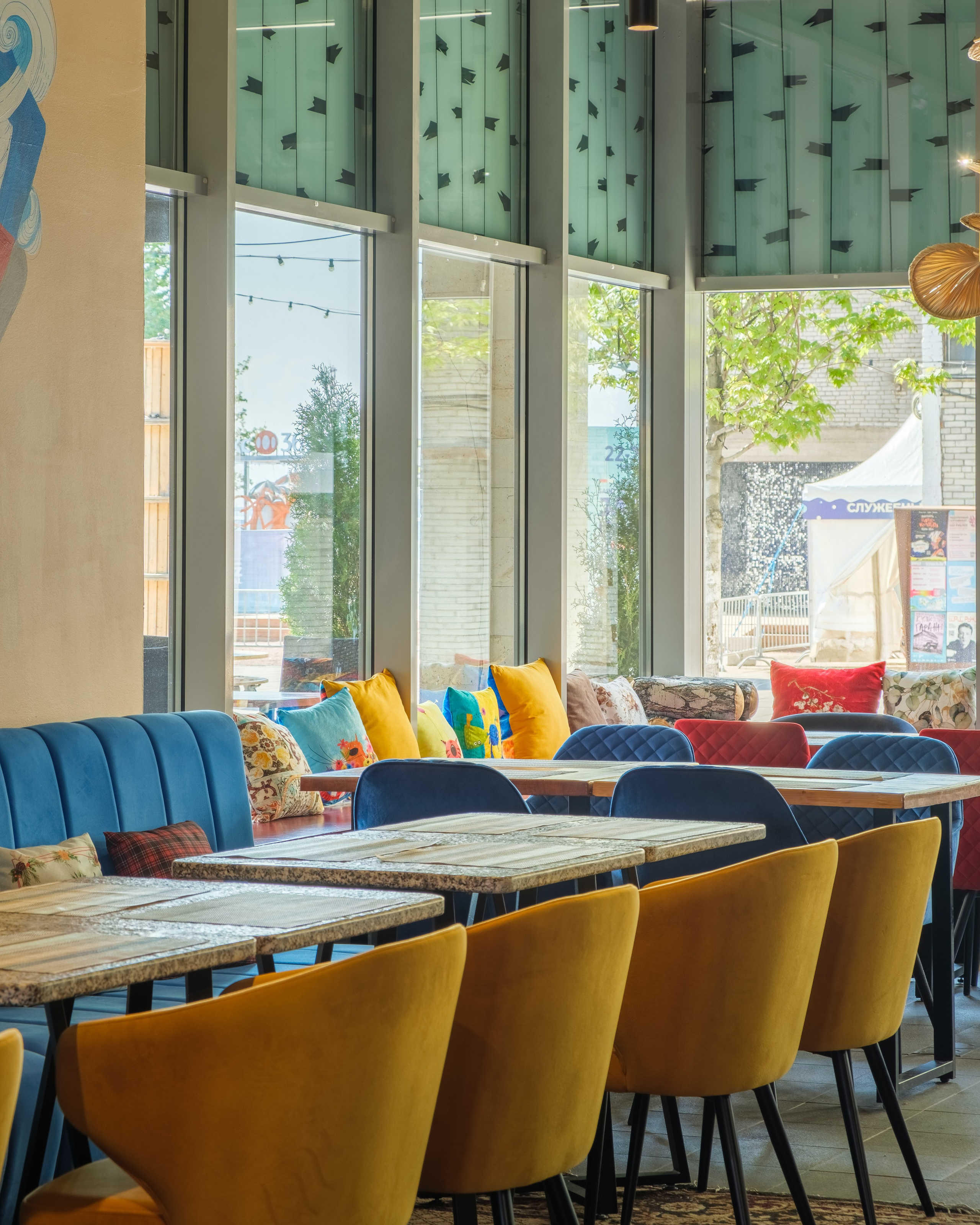 Интерьерная фотосессия кафе «Берёзка»