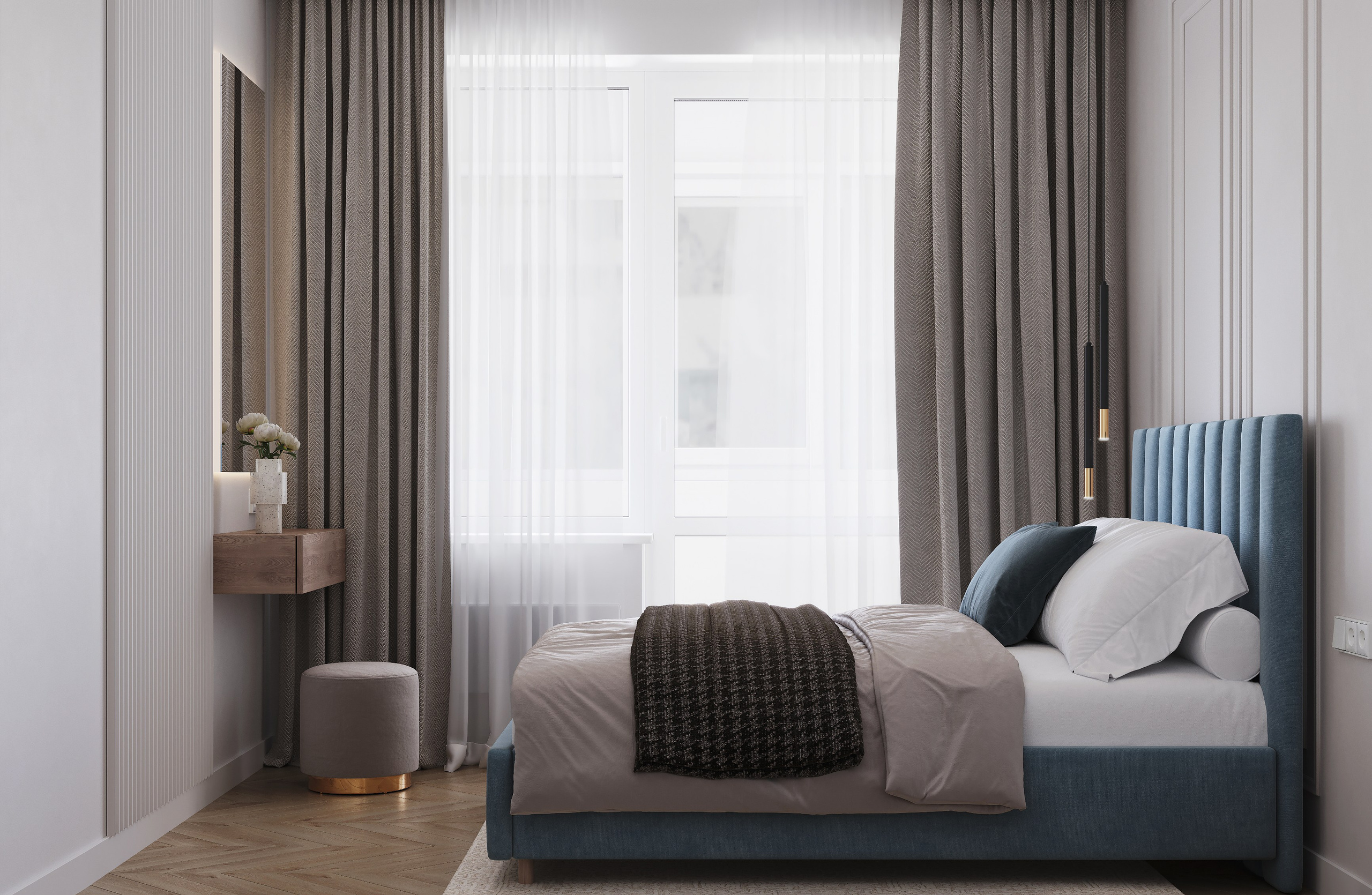 Датские кварталы 38 m². Заказать 3d визуализацию интерьеров — Дарья Веденёва