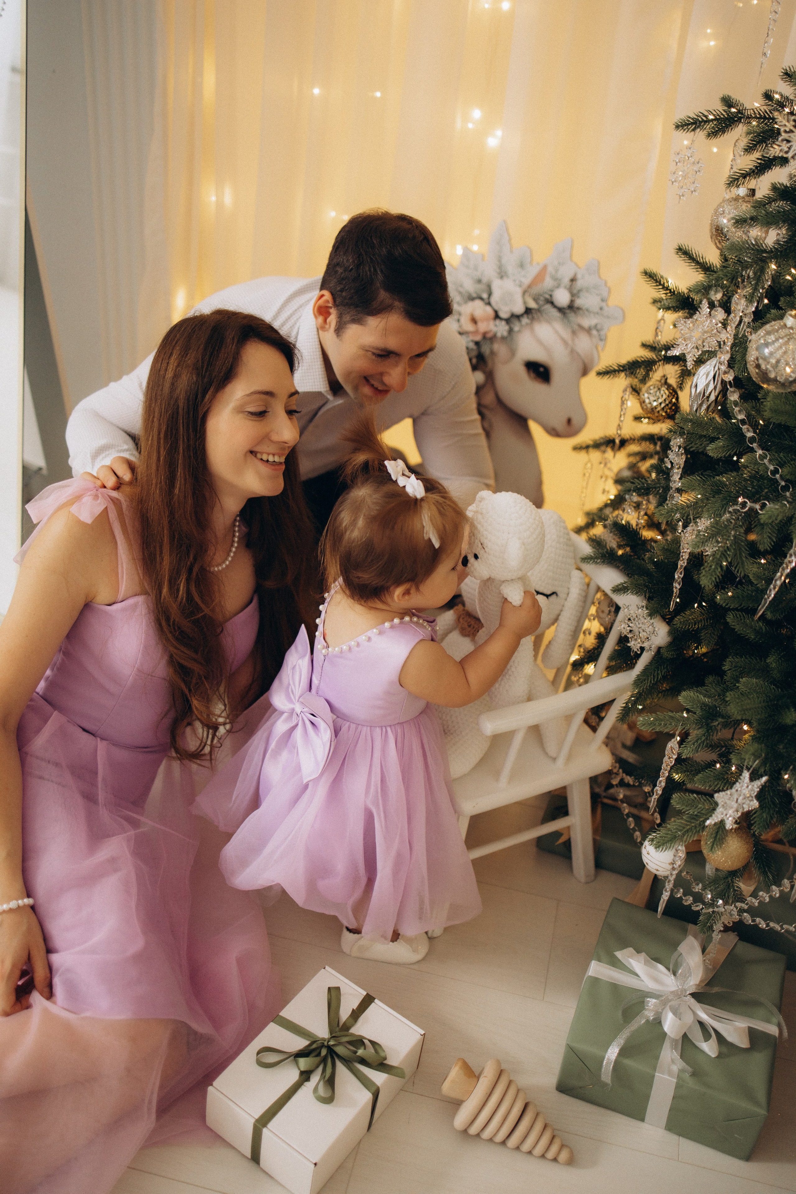 Новый год маленькой Анечки. Семейный фотограф в Москве Анастасия Шалда