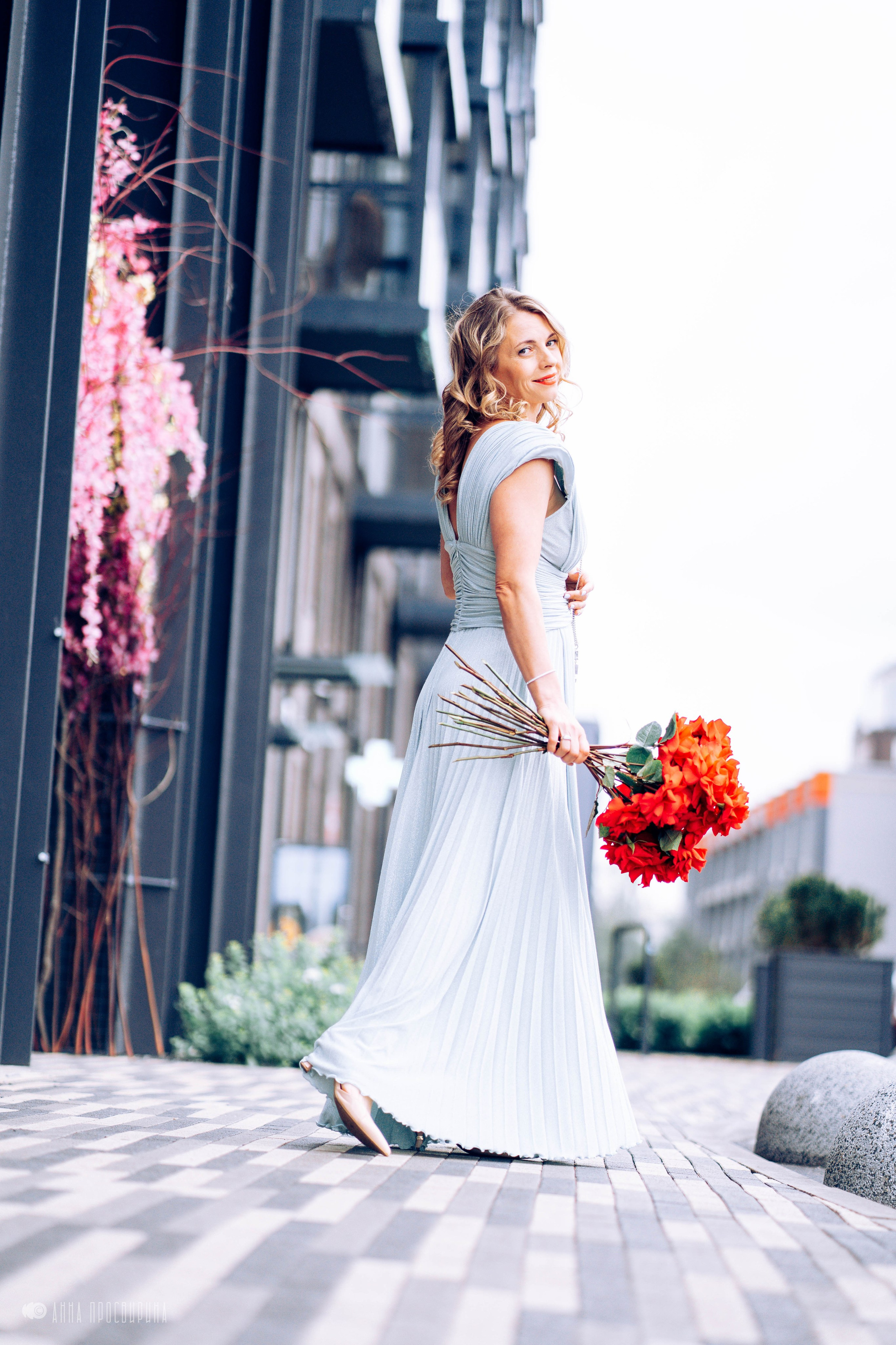 Дождливый фотодень с цветами, Охта. Ваш фотограф в Санкт-Петербурге Анна Просвирина