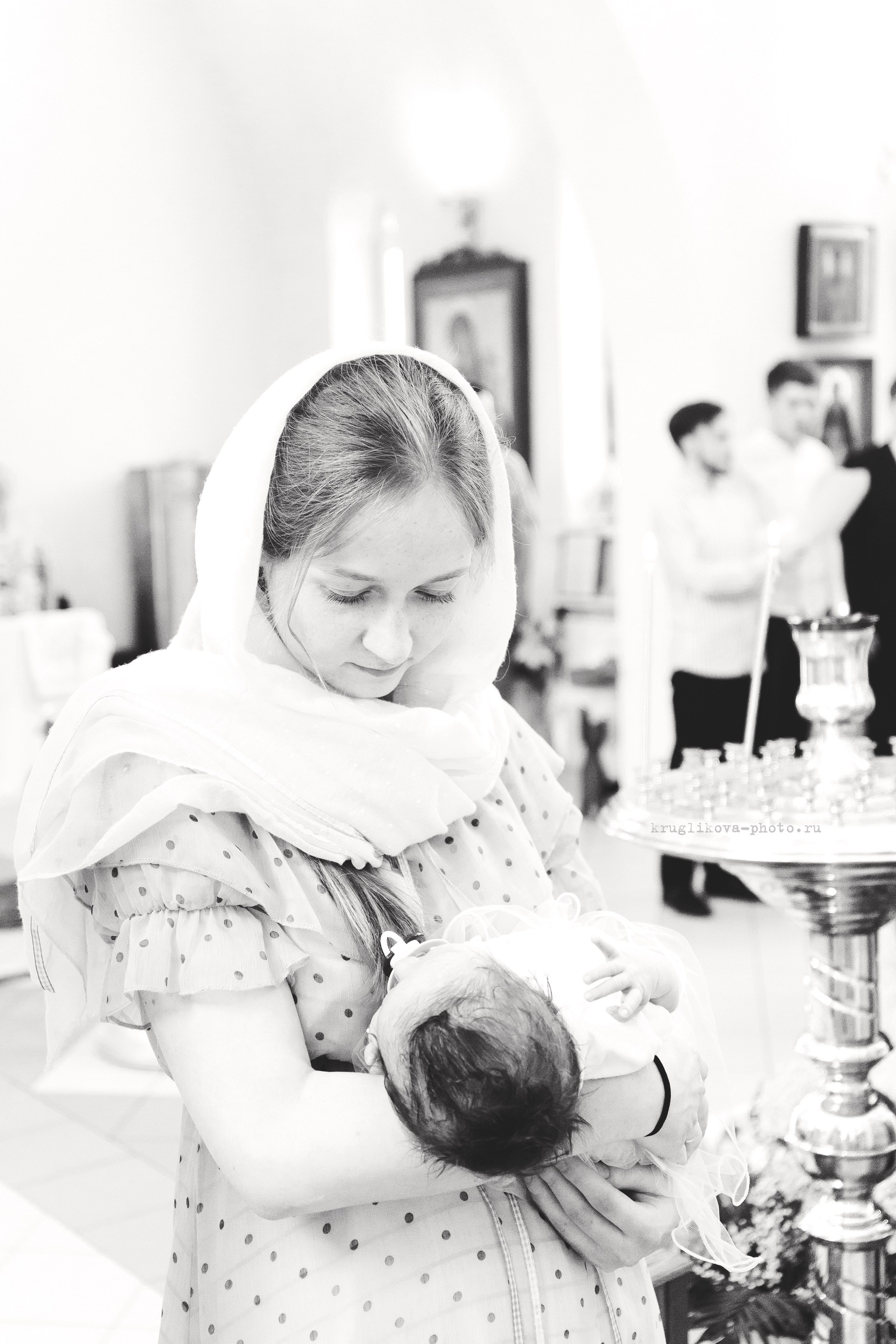 Таинство Крещения. Фотограф новорожденных и детский в Сергиевом Посаде Кругликова Юлия