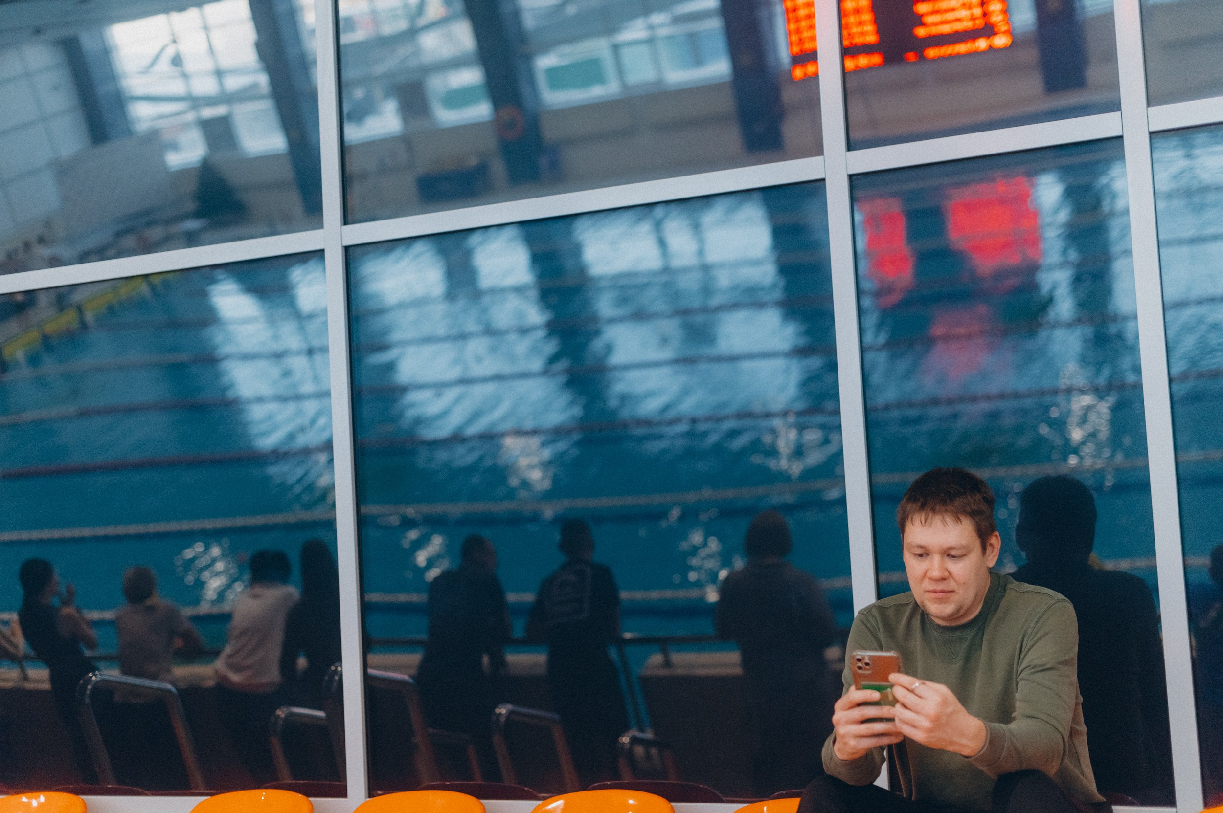 «Новогодние заплывы» в СОЦ «Зодчий». Фотограф Дмитрий Пименов