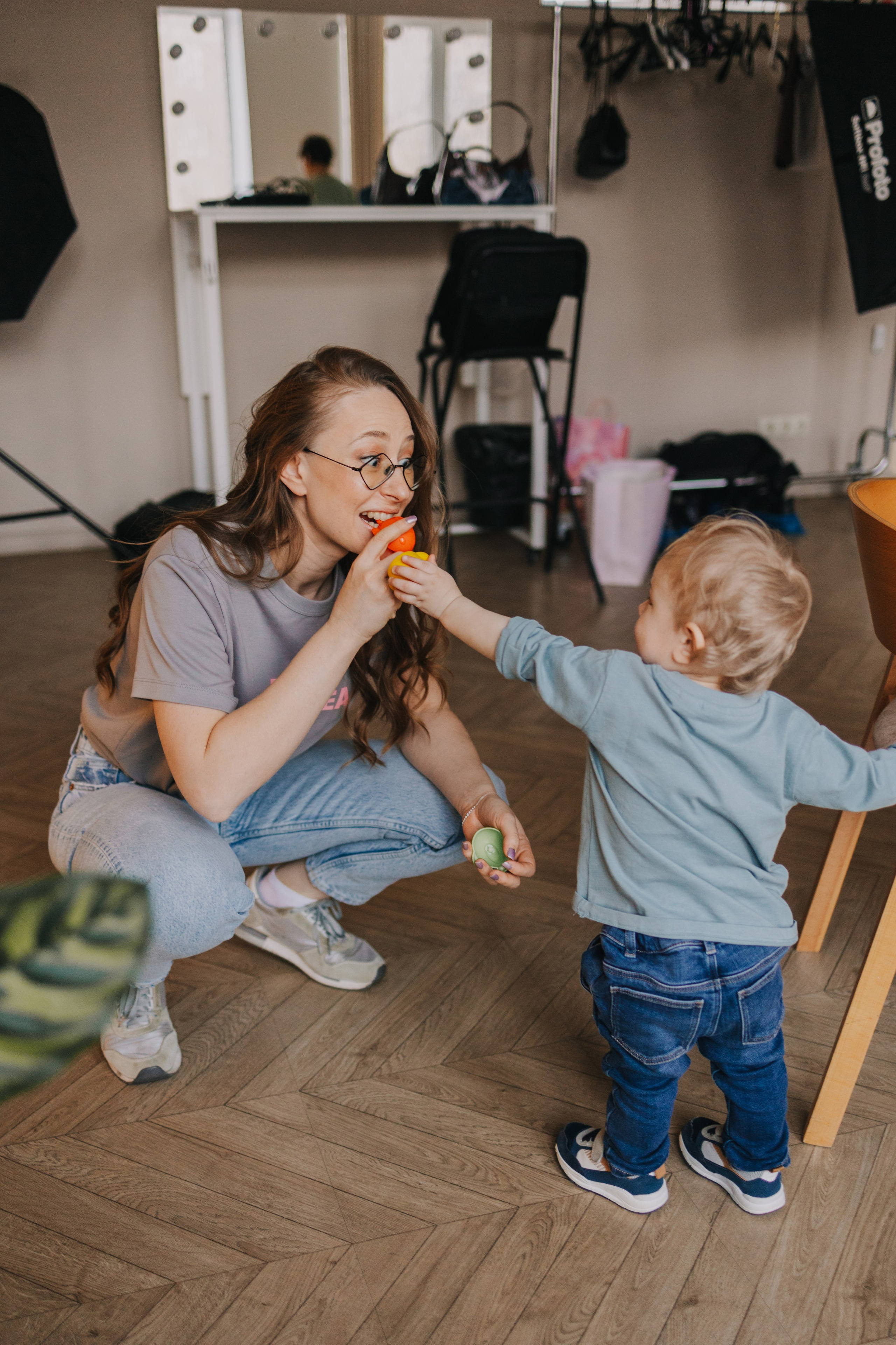 Большая семья. Домашняя фотосессия