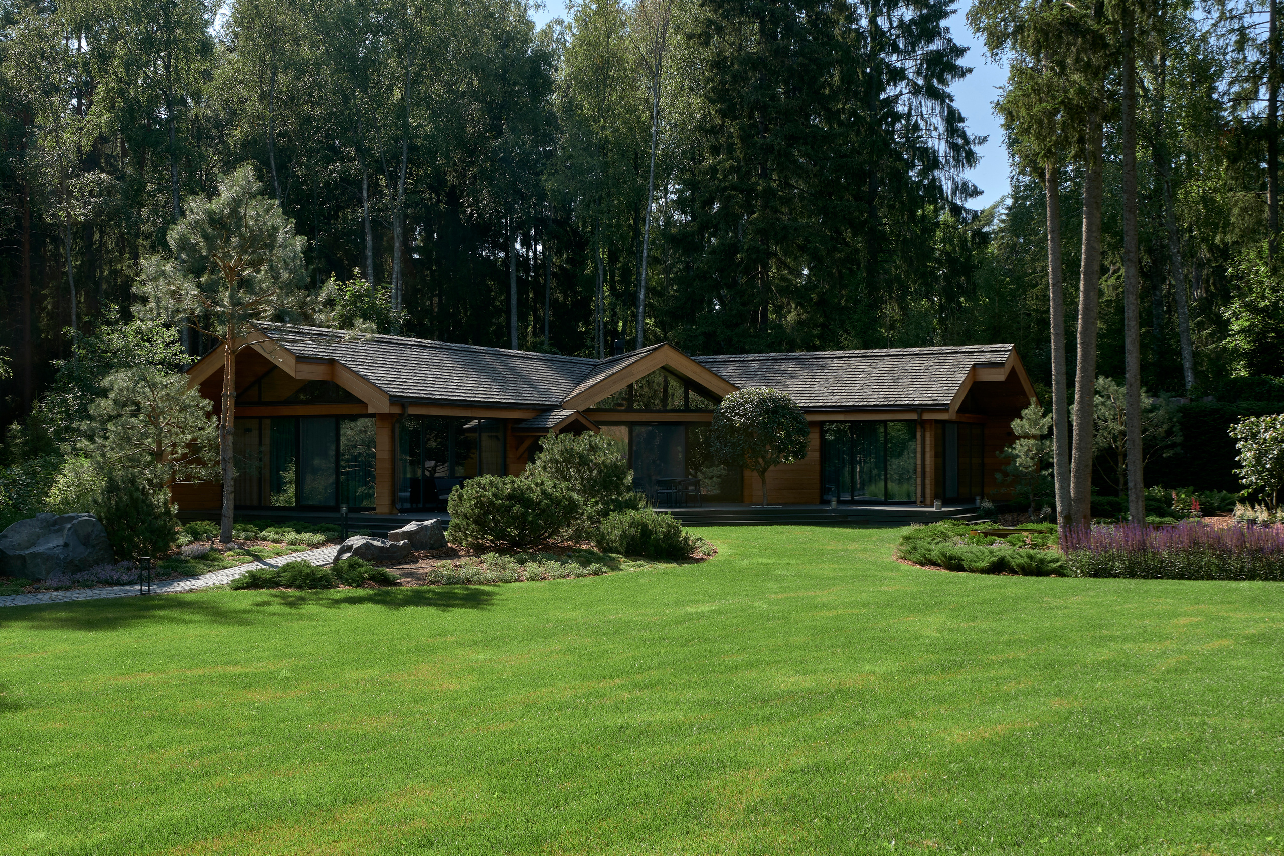 Ландшафтный и интерьерный фотограф Наталья Соловьева. Фотосъемка сада Усадьба Хрустальное для Валерия Федотова и ландшафтной студии lburo | interioto