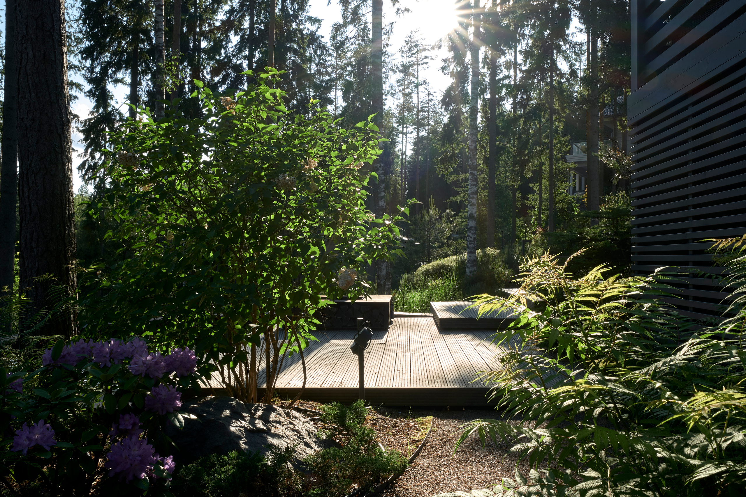 Ландшафтный и интерьерный фотограф Наталья Соловьева. Фотосъемка сада Hugel для ландшафтной студии lburo | interioto