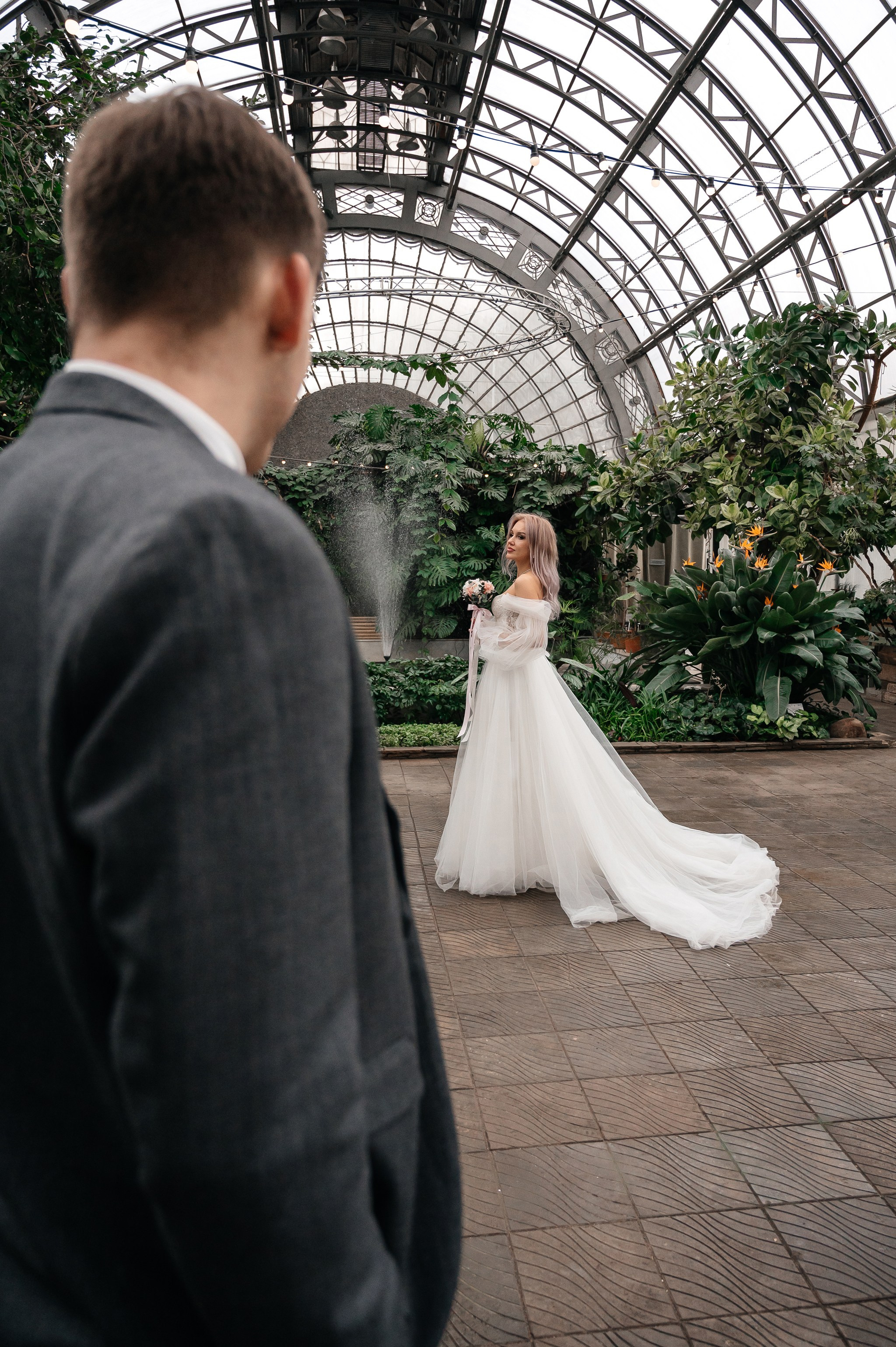 Оранжерея Таврического сада. Свадебный и семейный фотограф из Санкт-Петербурга Климов Анатолий