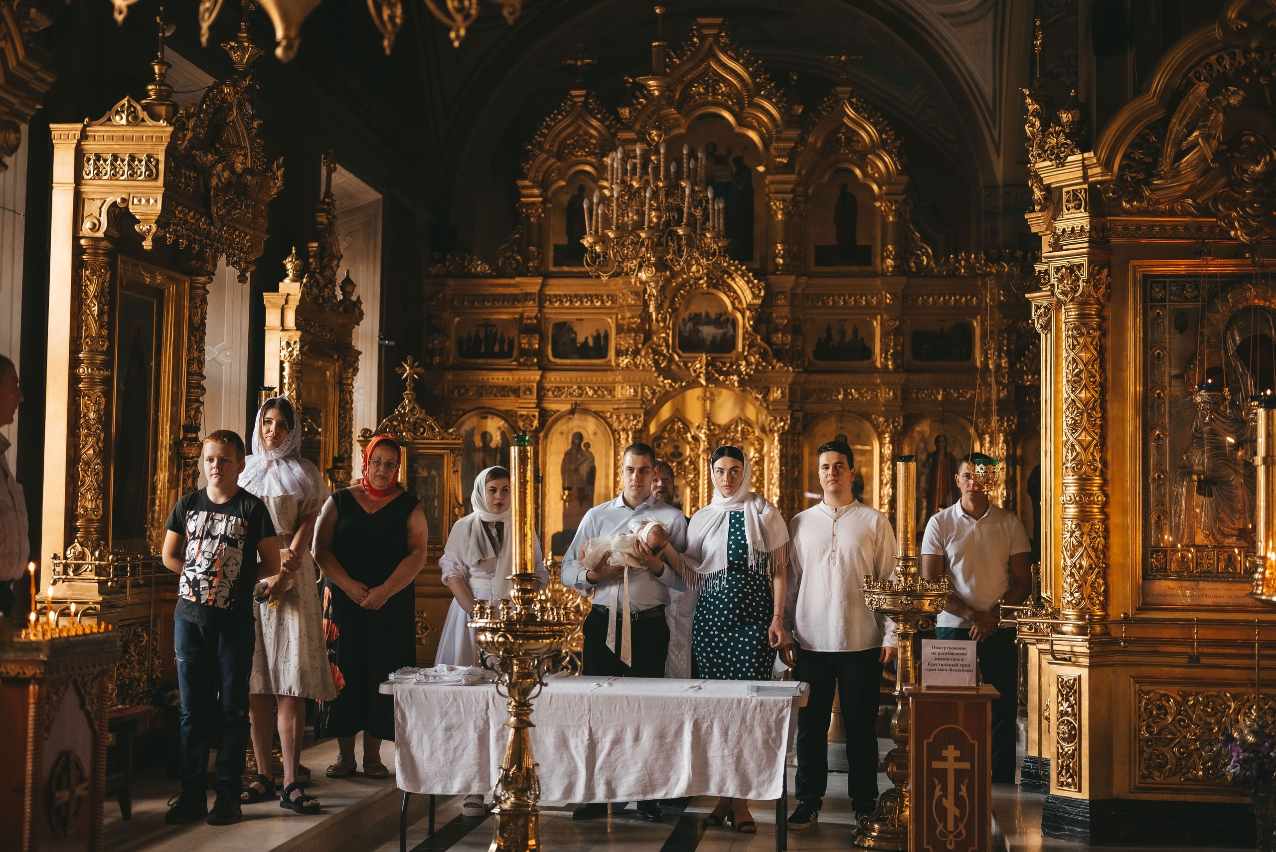 Таинство крещения Арины. Свадебный и семейный фотограф Юлия Чернобай | Подольск, Москва, Московская область
