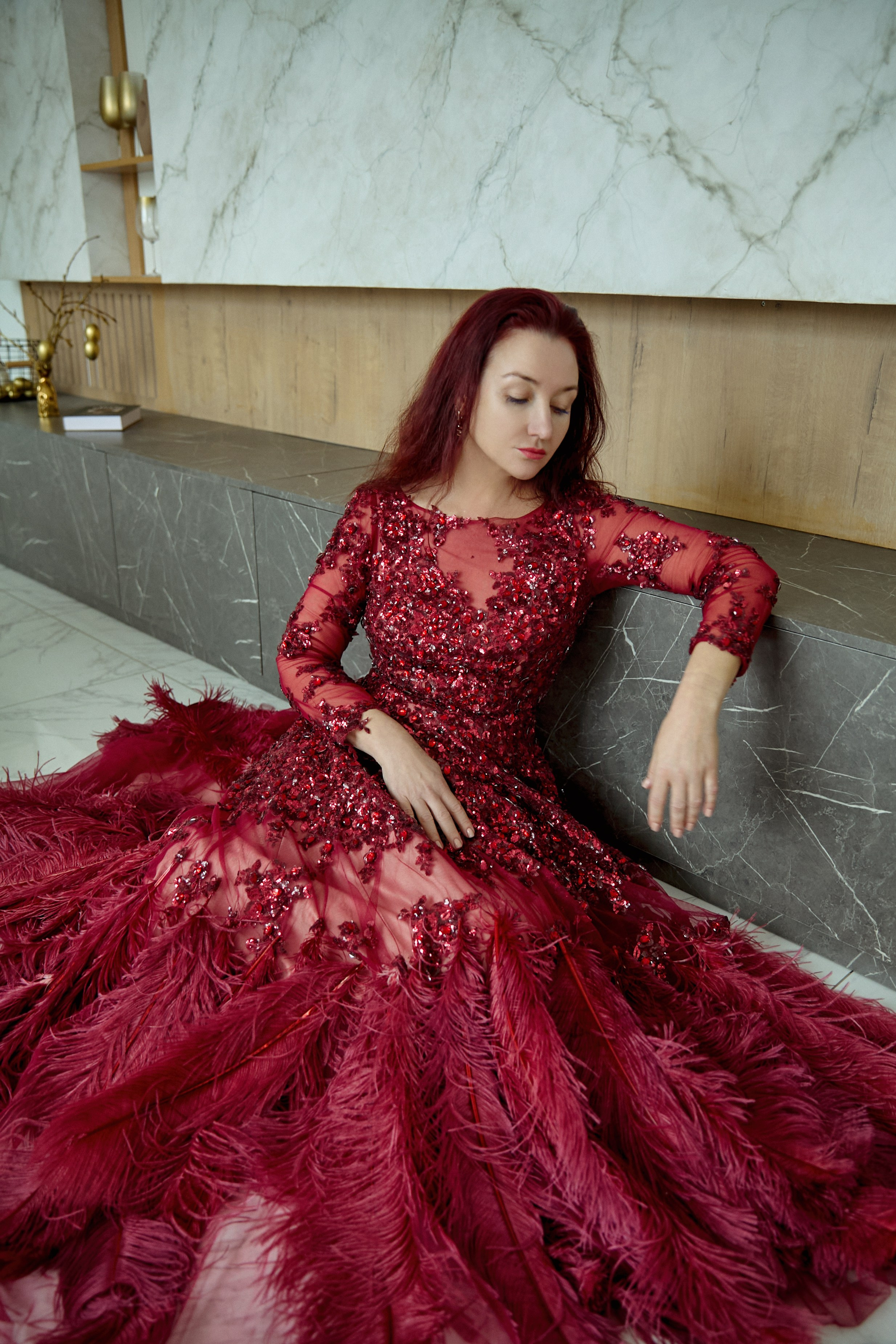 Фотодень девушек в красном. Рекламный фотограф Санкт-Петербург Катерина Мишкель