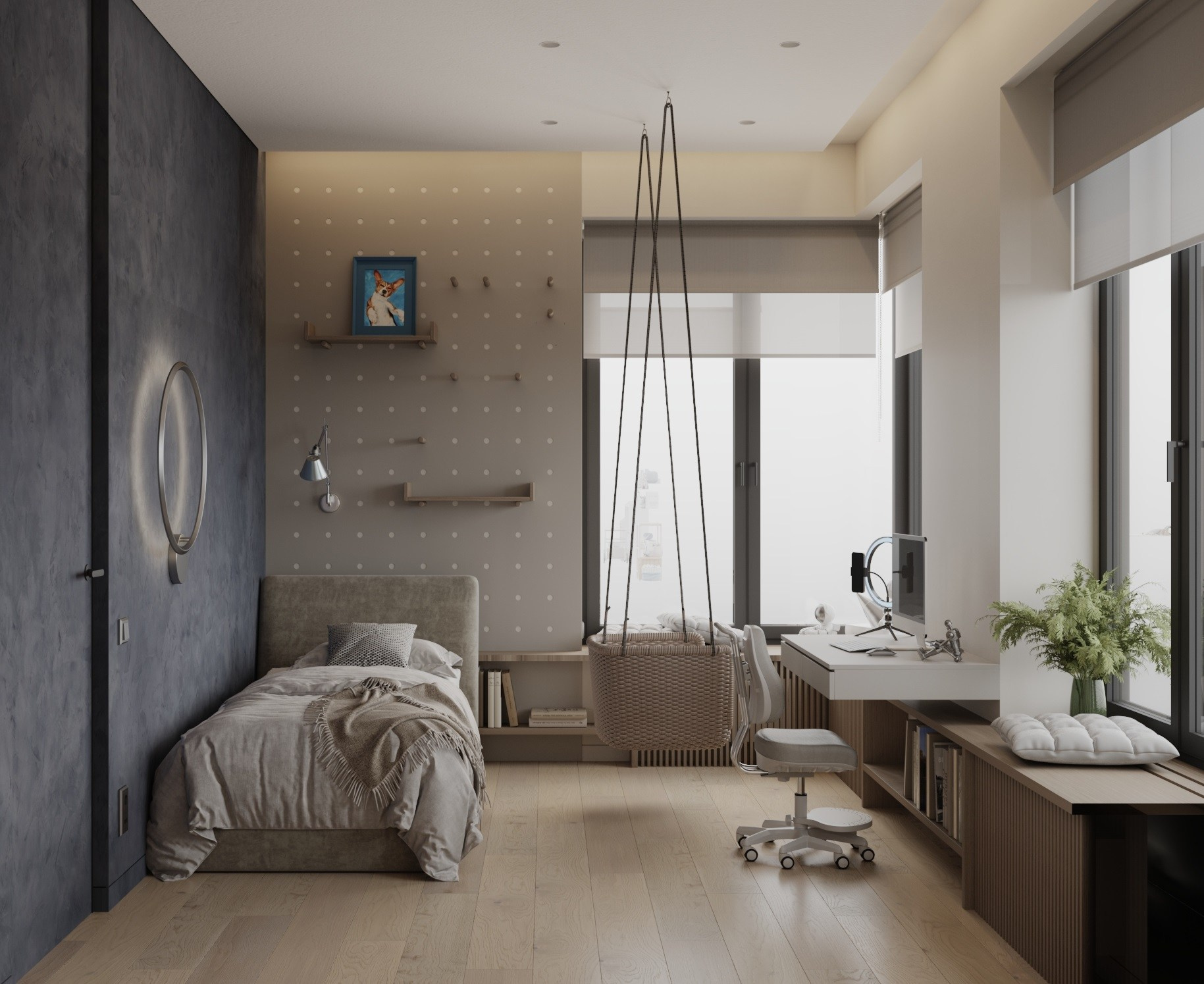 Концепция и детская зона «West Garden». Интерьеры и архитекура