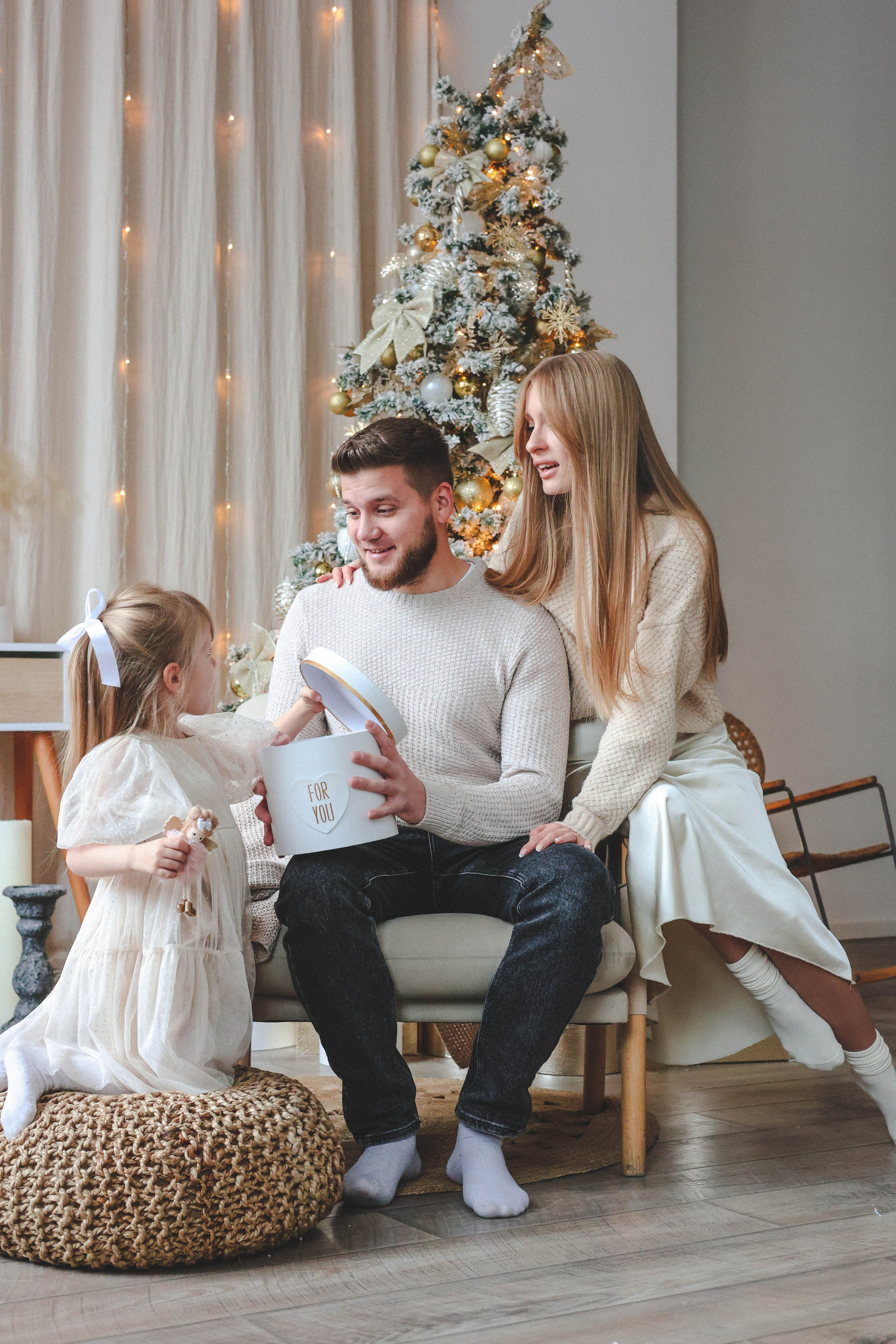 Новогодняя история «Кира и ее семья». Фотограф в Москве Анастасия Калинина