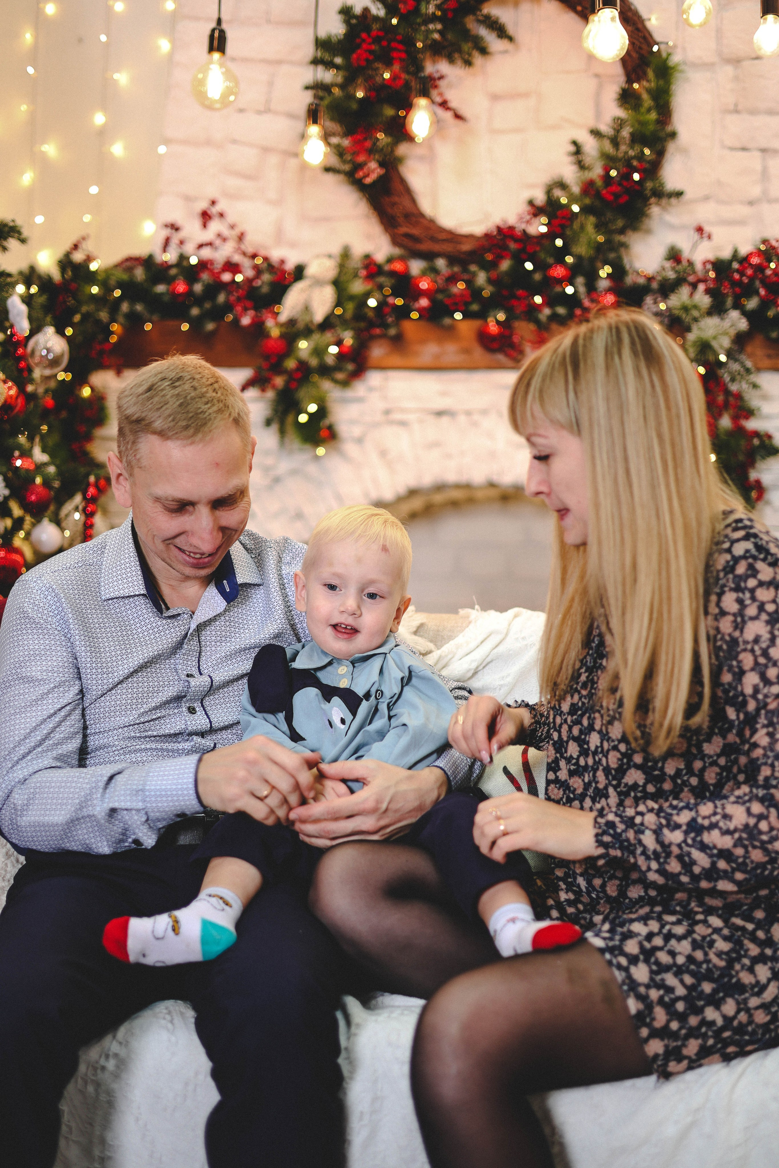 Новогодняя история «Мария и ее семья». Фотограф в Москве Анастасия Калинина