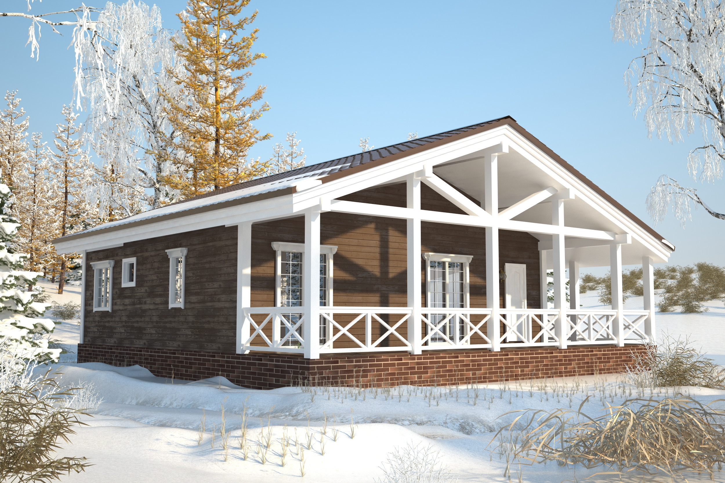 Коробицыно House 11,6×11,6 м. EgrBuilder