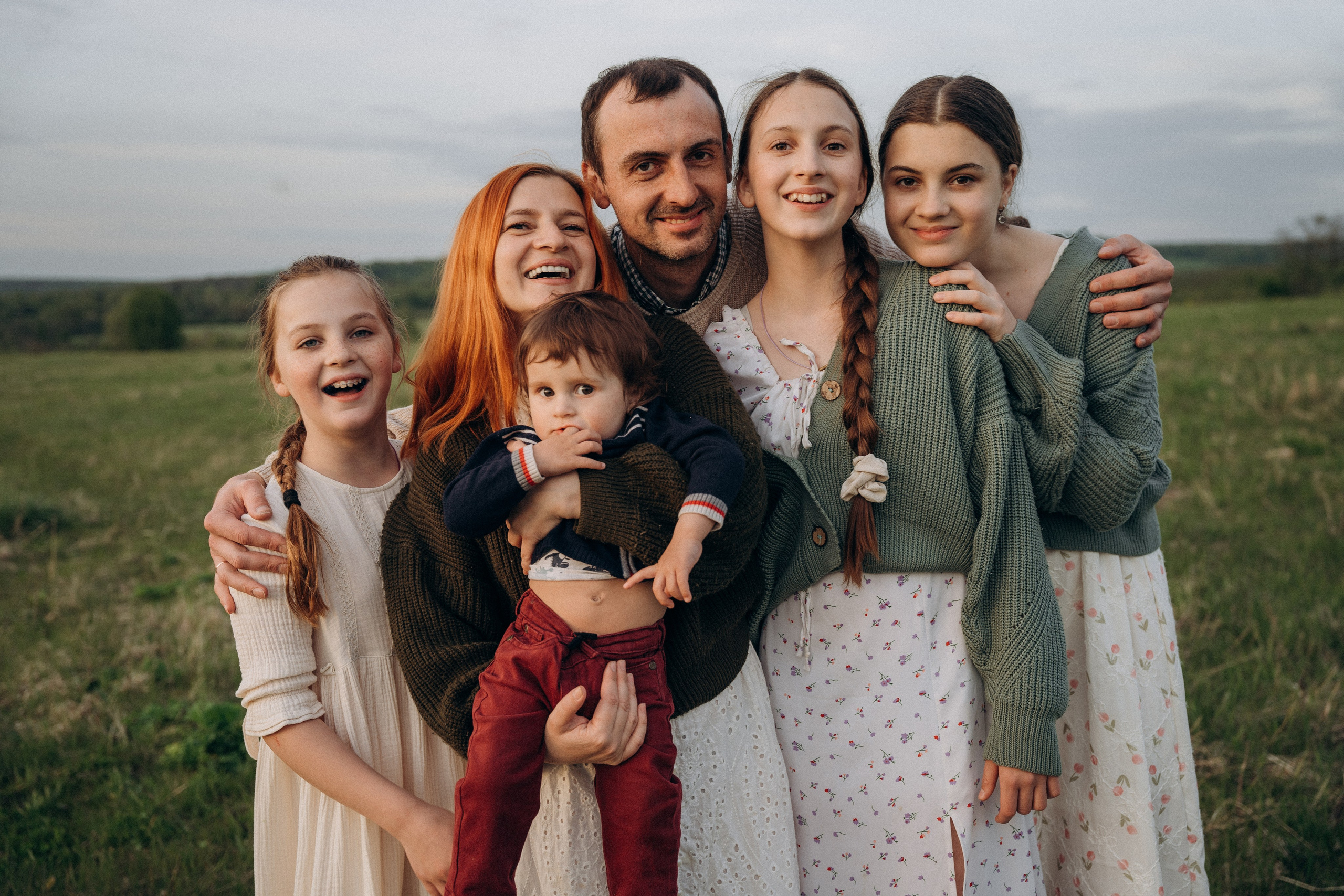 Семья Коломиных. Семейный фотограф в Клину и Москве Елена Храпунова