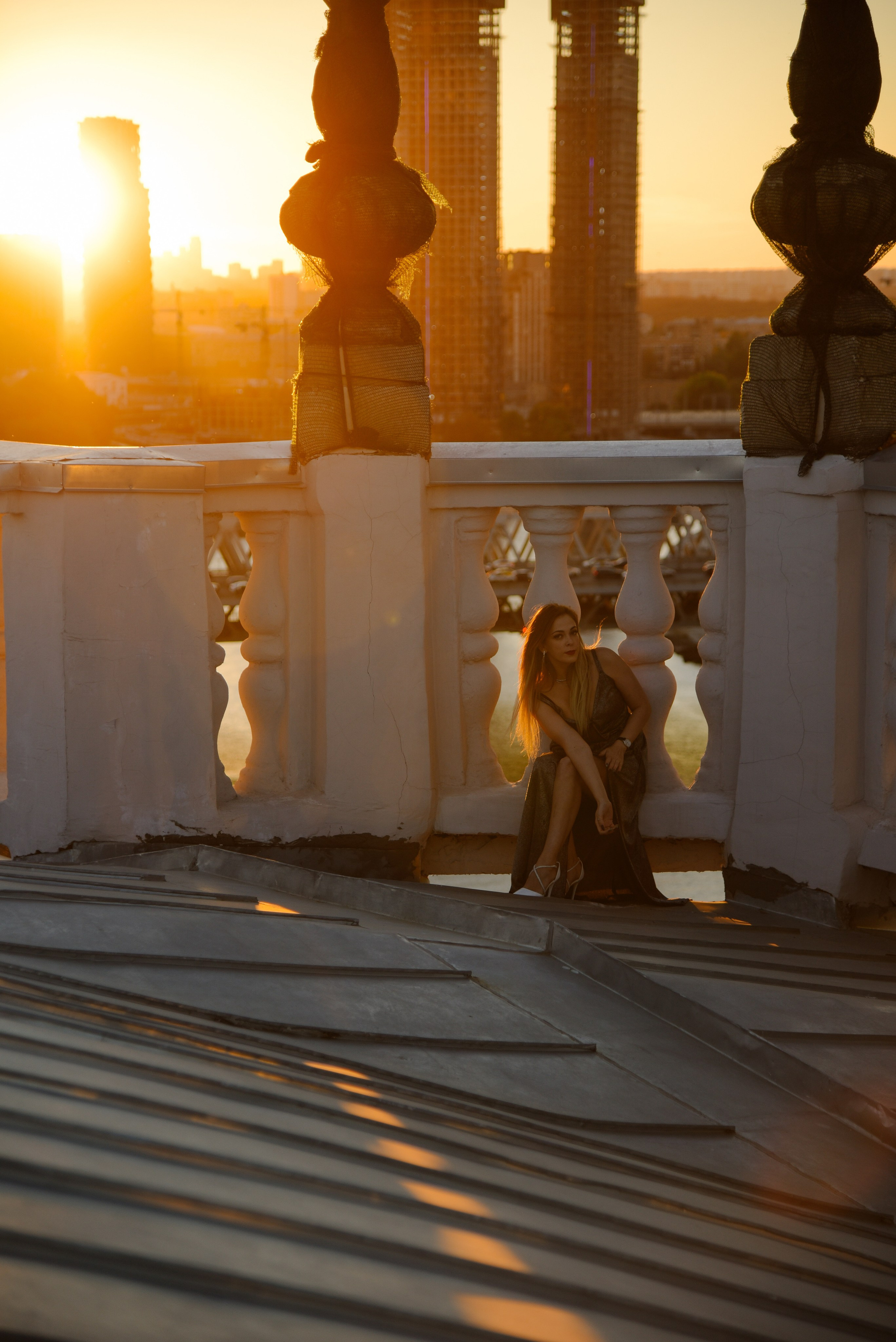 Крыша напротив Москва-Сити. Фотограф Лола Волна, город Москва