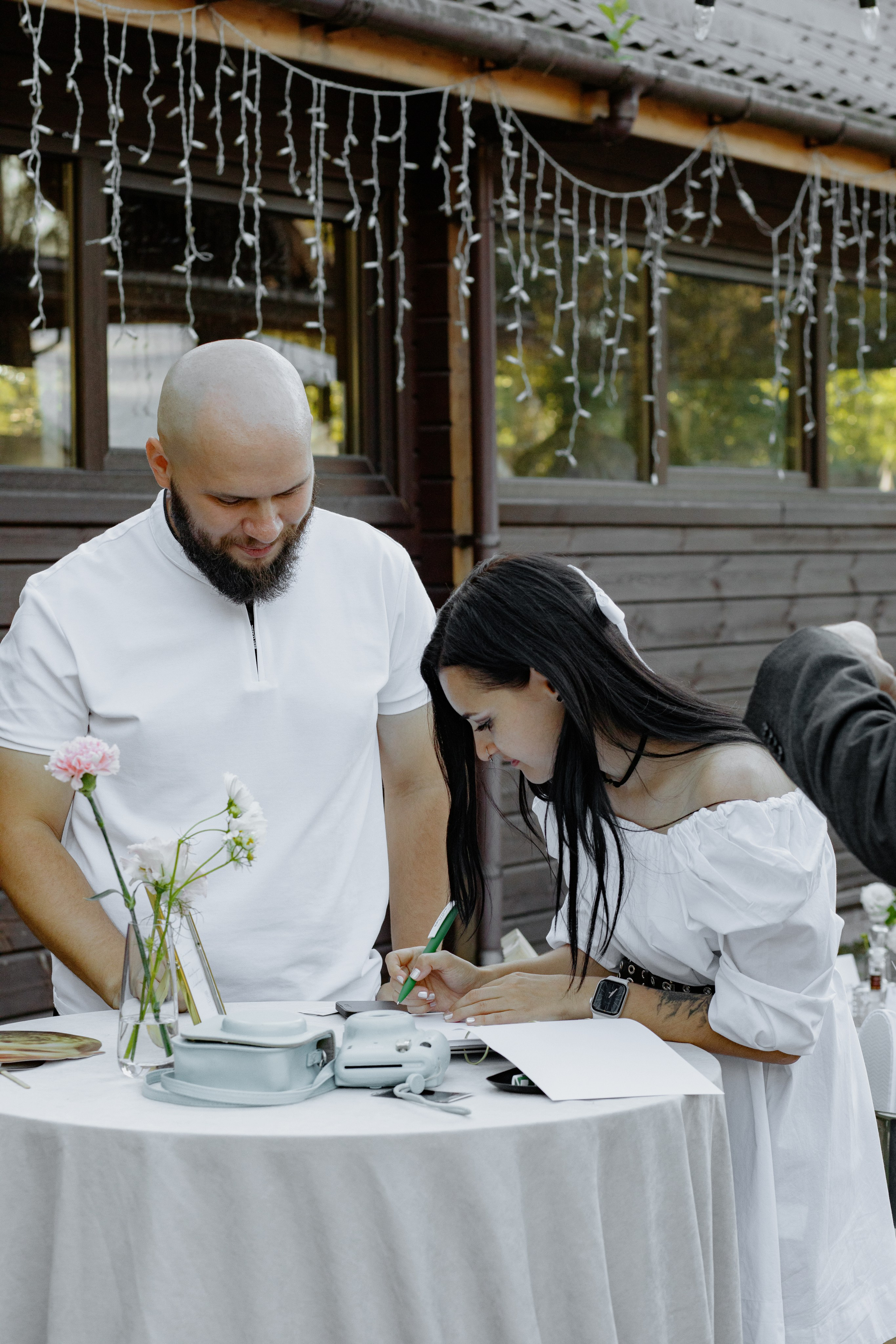 Летняя свадебная фотосессия