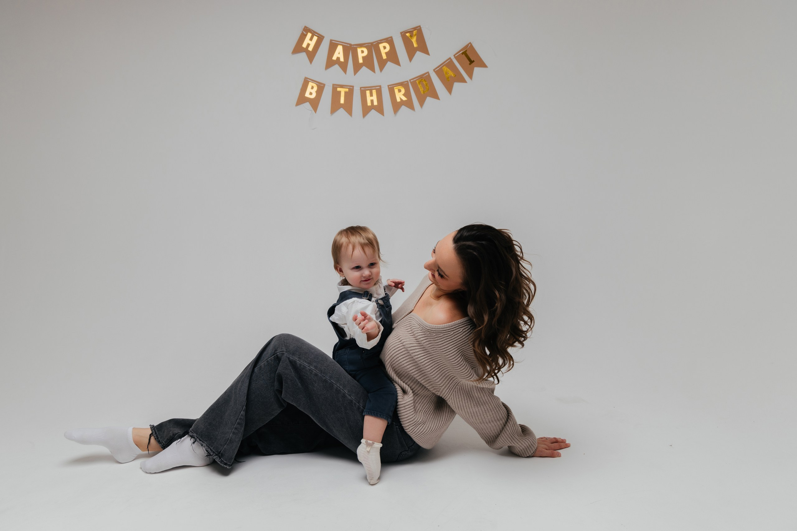 Семейная фотосессия в студии. Фотограф Алексей Солопов