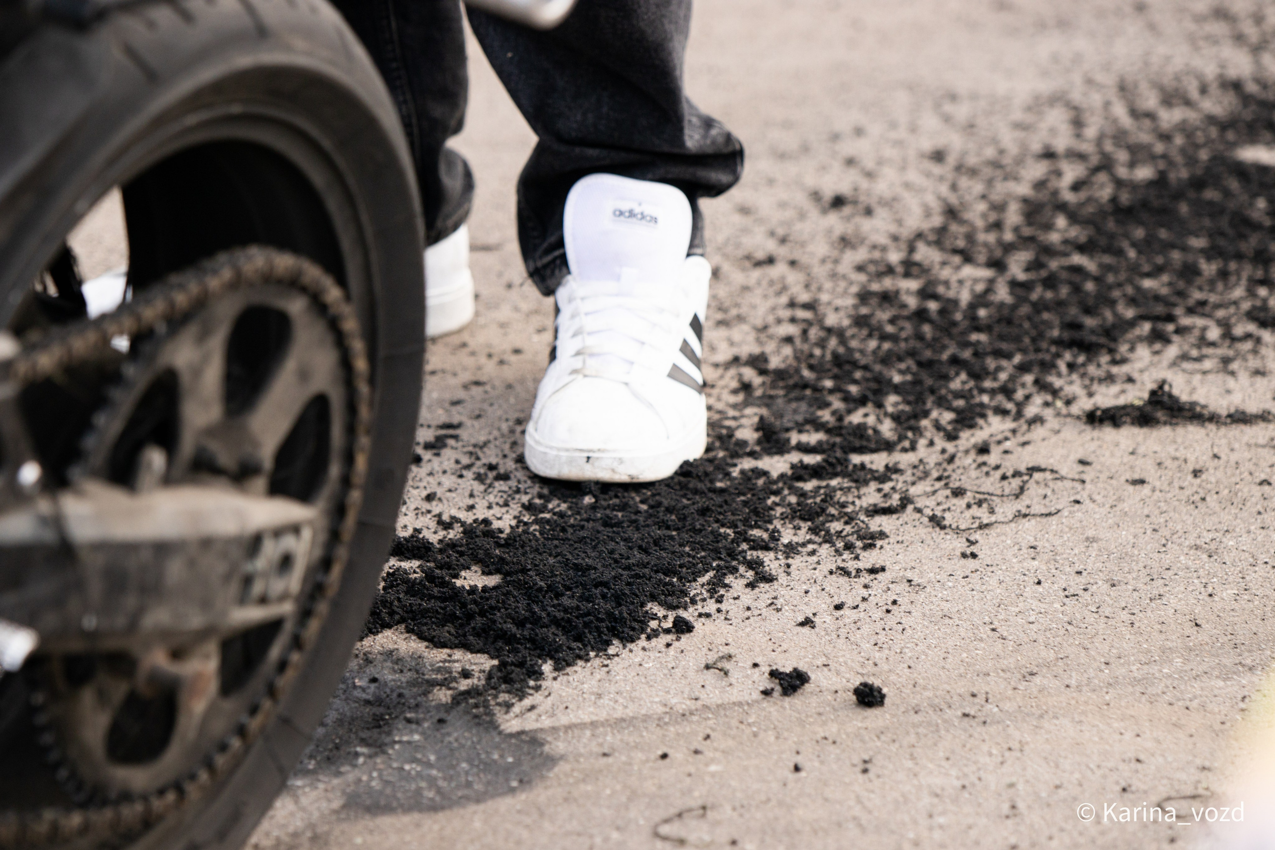 Выступление команды МОТО ШОУ SMT (Стантрайдинг, мотошоу). Репортажный фотограф в Москве и Зеленограде Karina-vozd