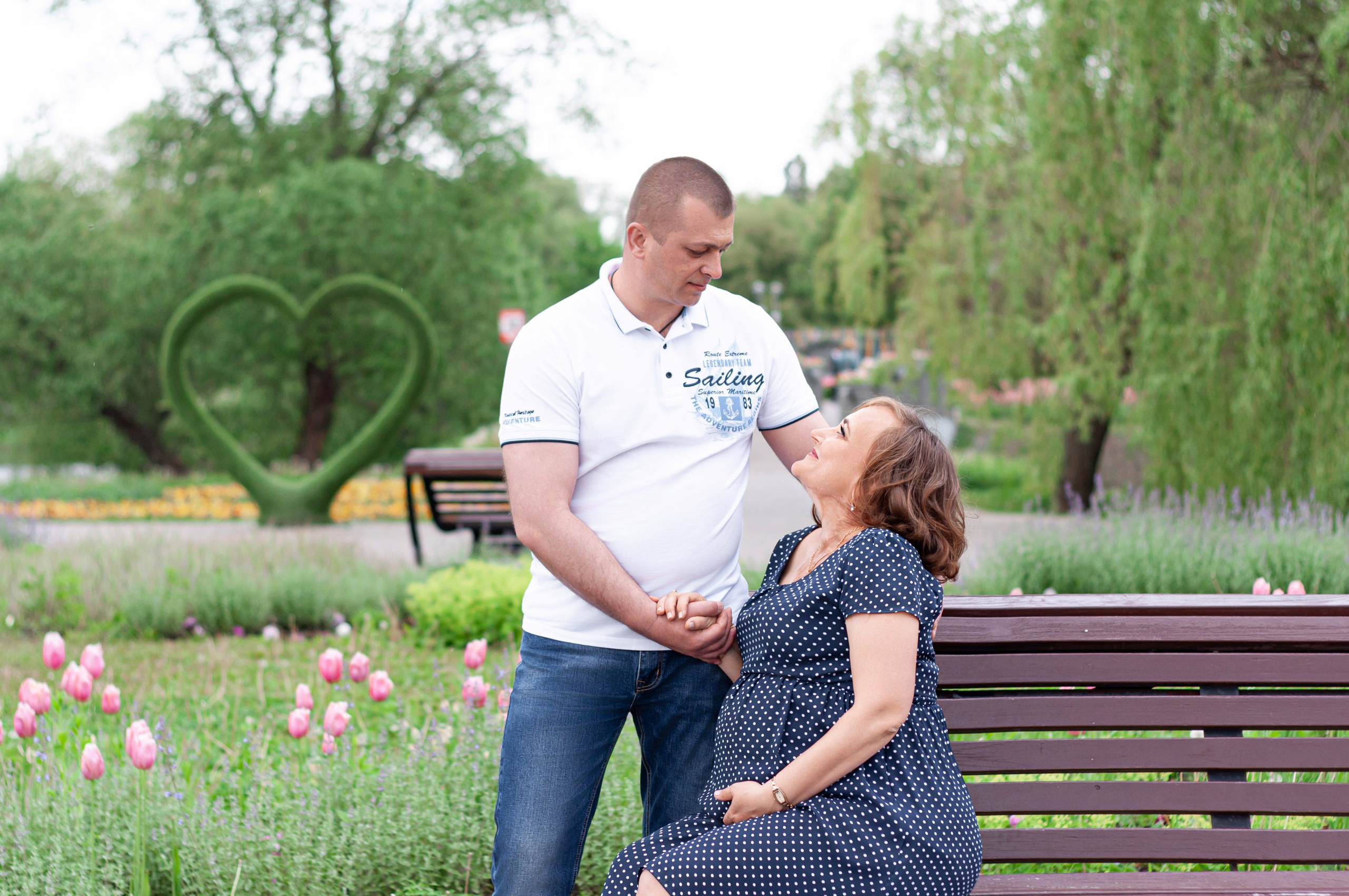 Инна и Сергей в парке. Семейный и свадебный фотограф Галина Абакумова, фотосессии в Белгороде