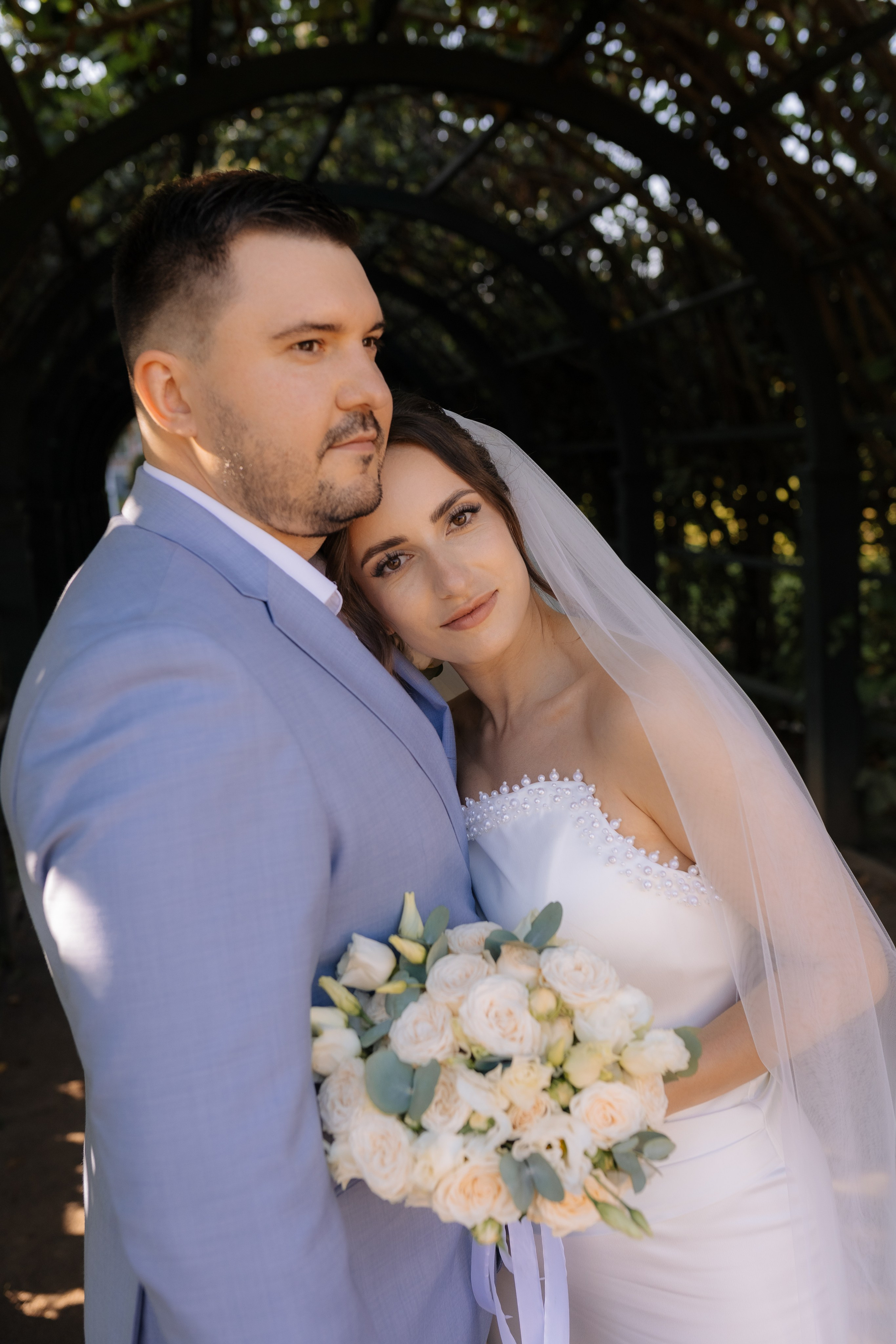 Свадебная фотосессия в Москве, парк Кусково. Свадебный фотограф в Москве Анна Полушина