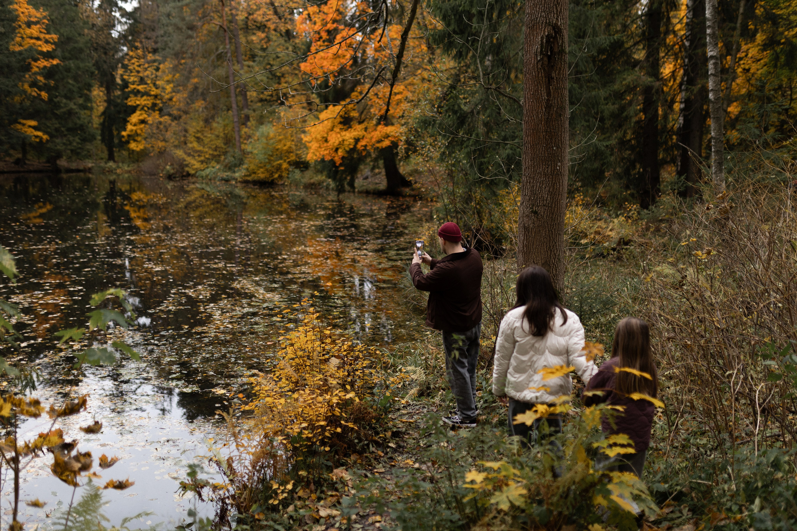 Осень в Шуваловском парке. Портретный фотограф в Санкт-Петербурге