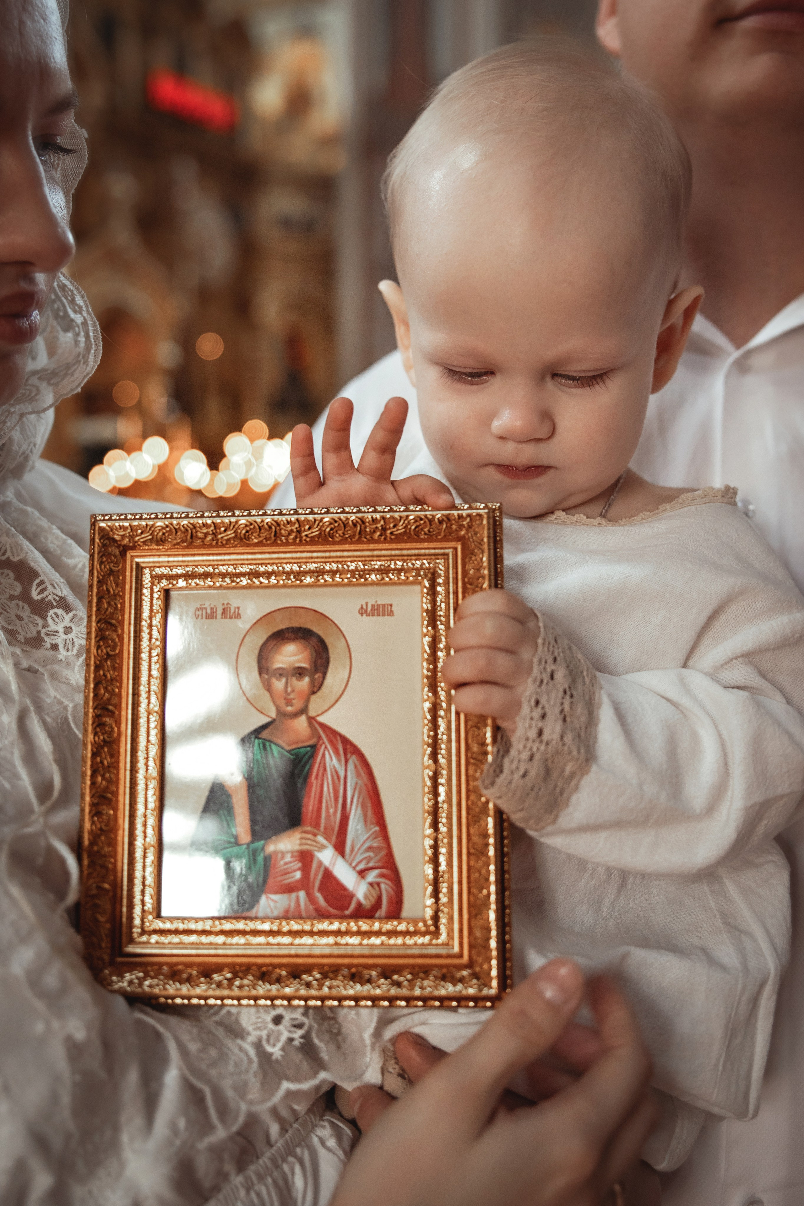 Таинство Крещения Филиппа. Свято-Екатерининский собор г. Краснодар. Фотограф на Крещение и Венчание Краснодарский край — Гранкина Юлия