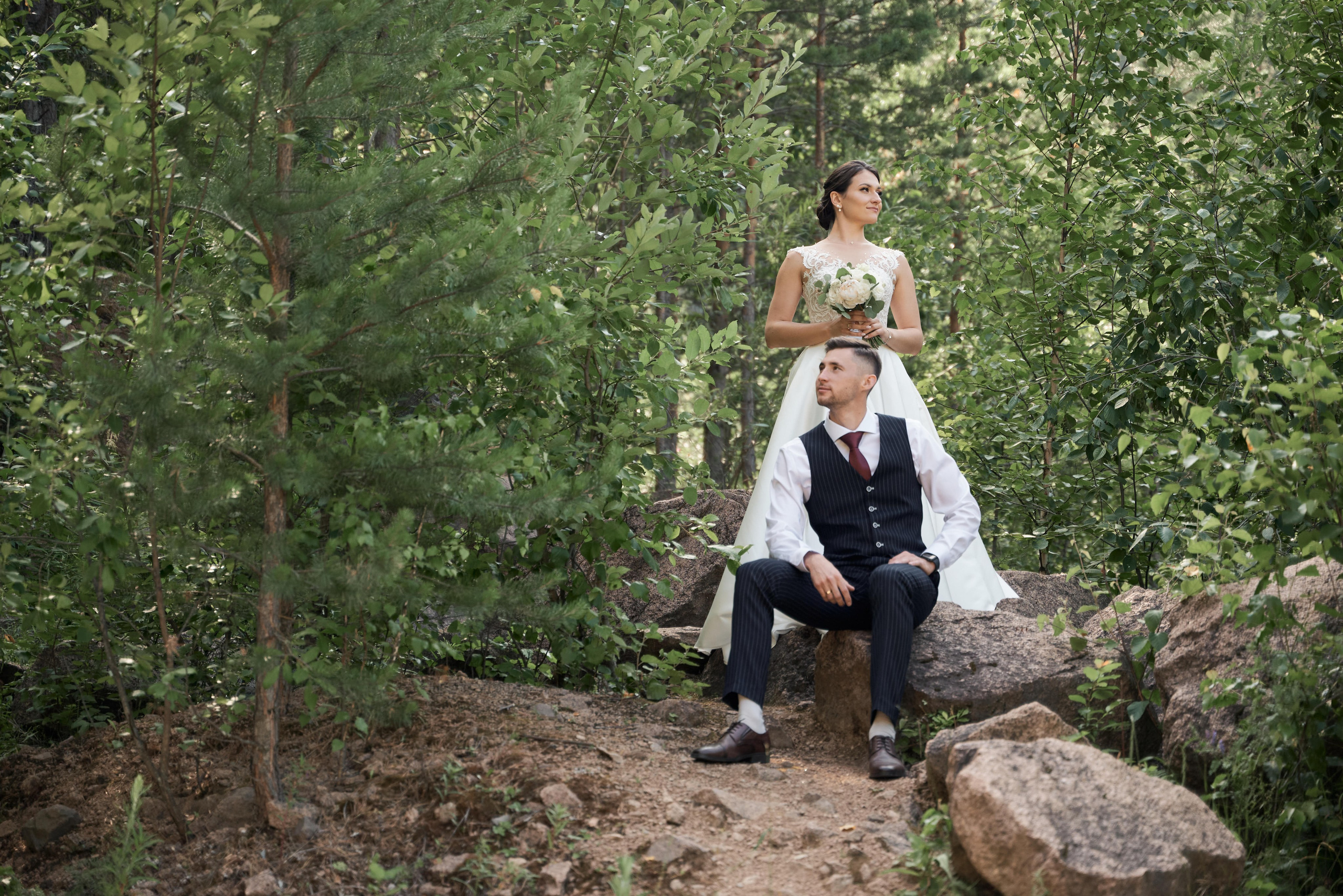 Гранитный карьер. Свадебный фотограф Александр Браво