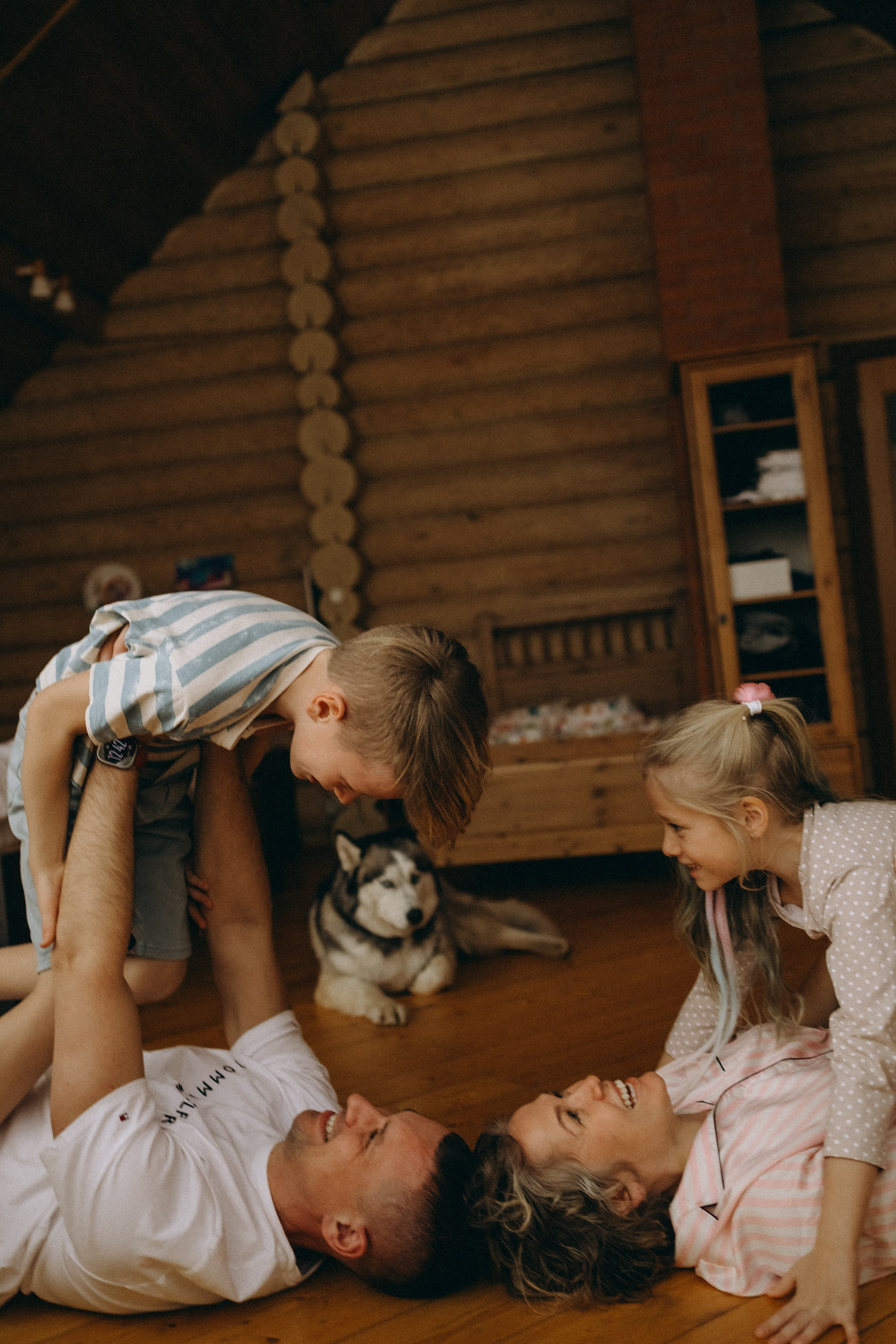 Федя, Лида, Леша, Катя. Главная