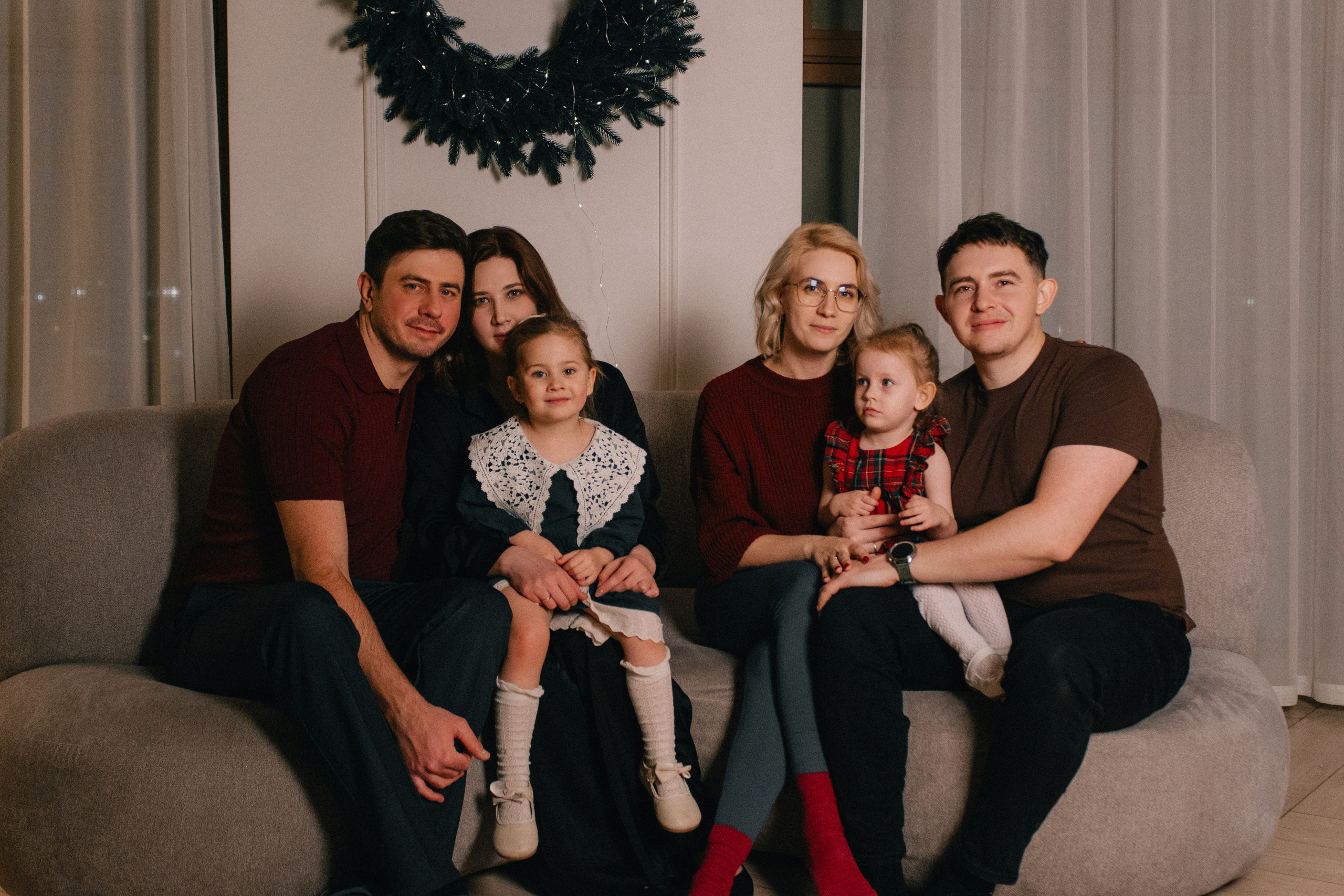 Шестаковы и Корытко. Barhat. Новогоднее. Фотограф в Челябинске Любовь Денисенко