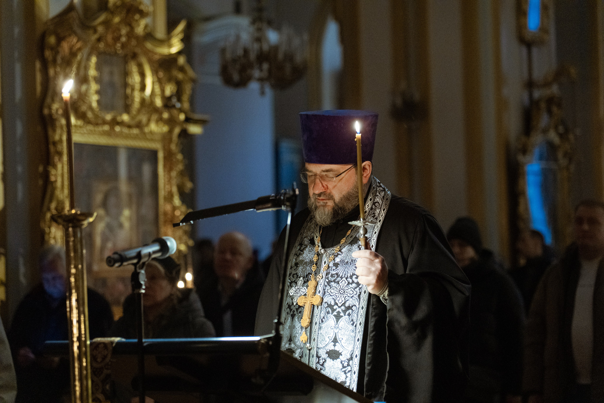 Великое повечерие с чтением Великого покаянного канона преп. Андрея Критского. НИКОЛО-БОГОЯВЛЕНСКИЙ МОРСКОЙ СОБОР
