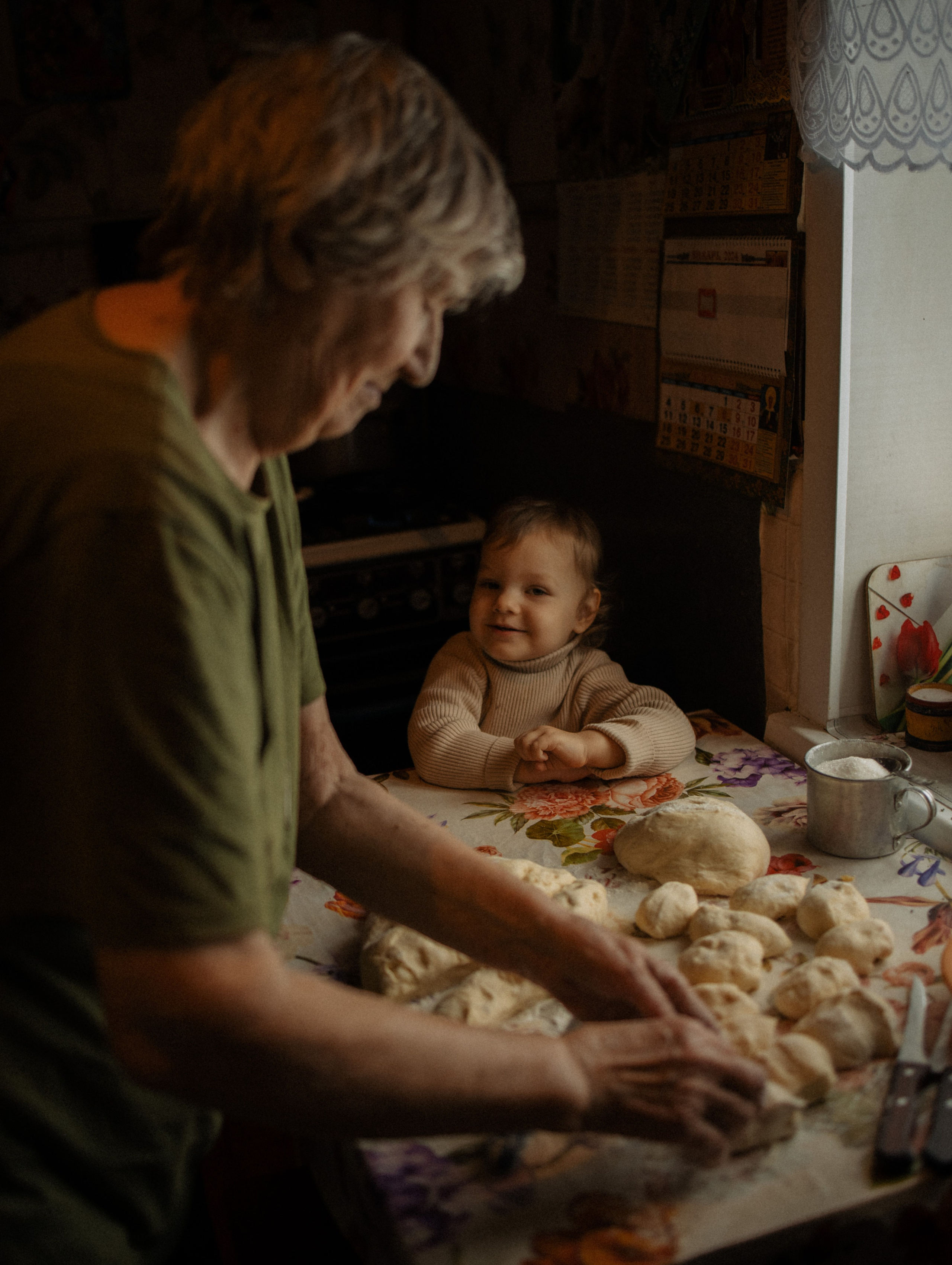 Пироги у прабабушки в деревне. Фотограф Углич и Ярославль Ольга Тятюшкина