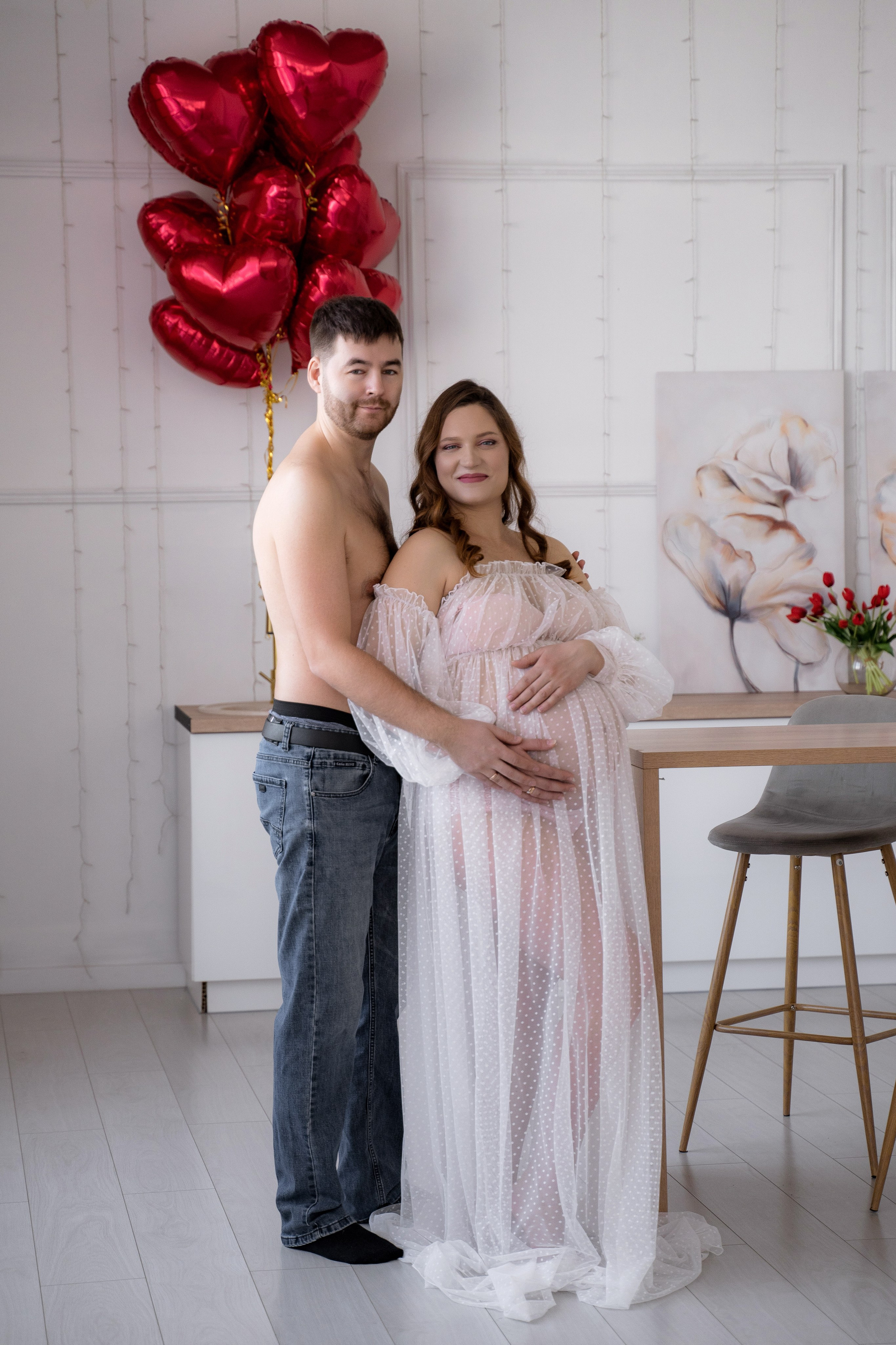 Беременность Люкс. Фотостудия Малина в городе Улан-Удэ. Фотограф Ирина Жарникова
