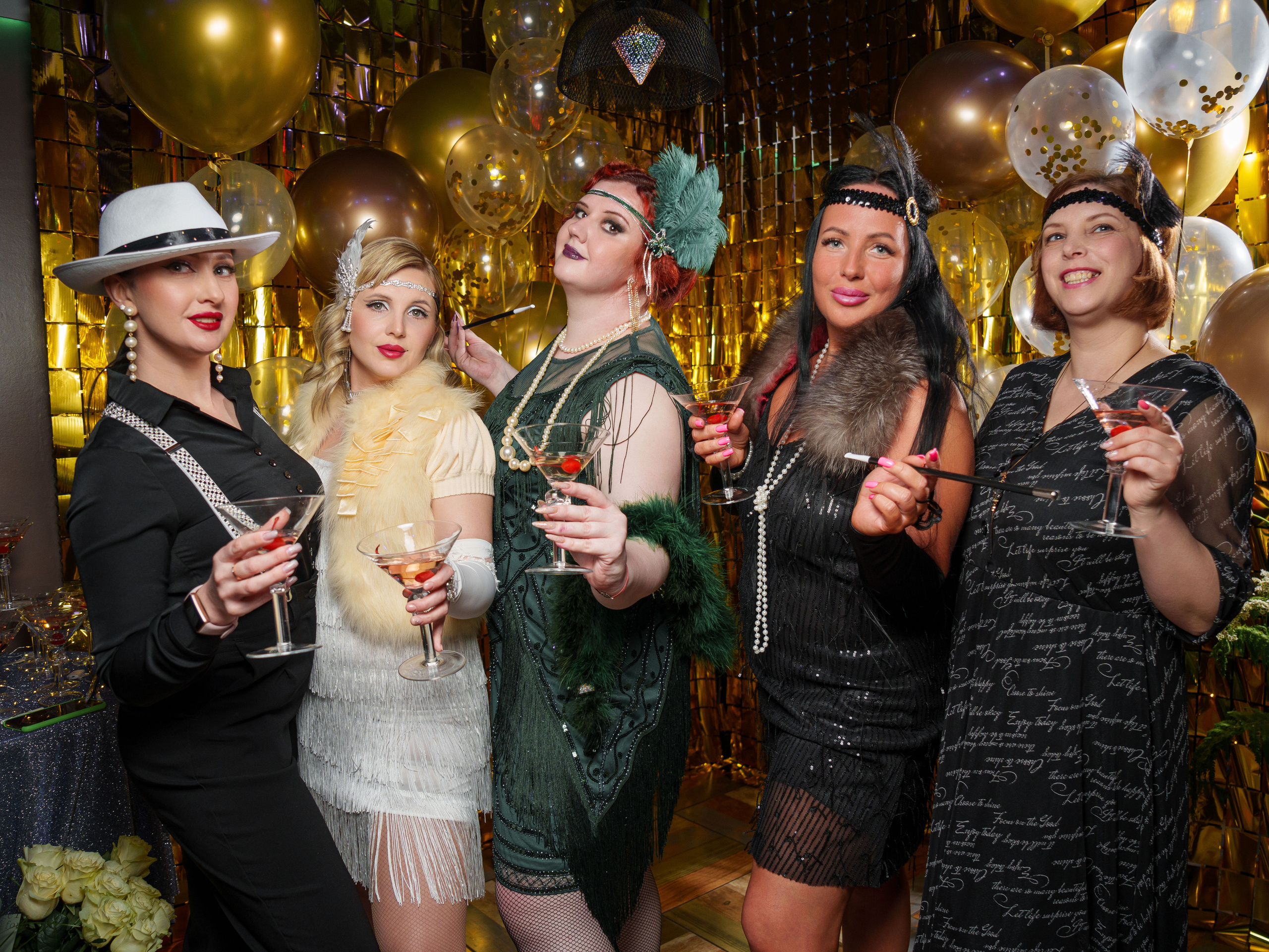 День рождения в стиле гэтсби. Фотограф Москва