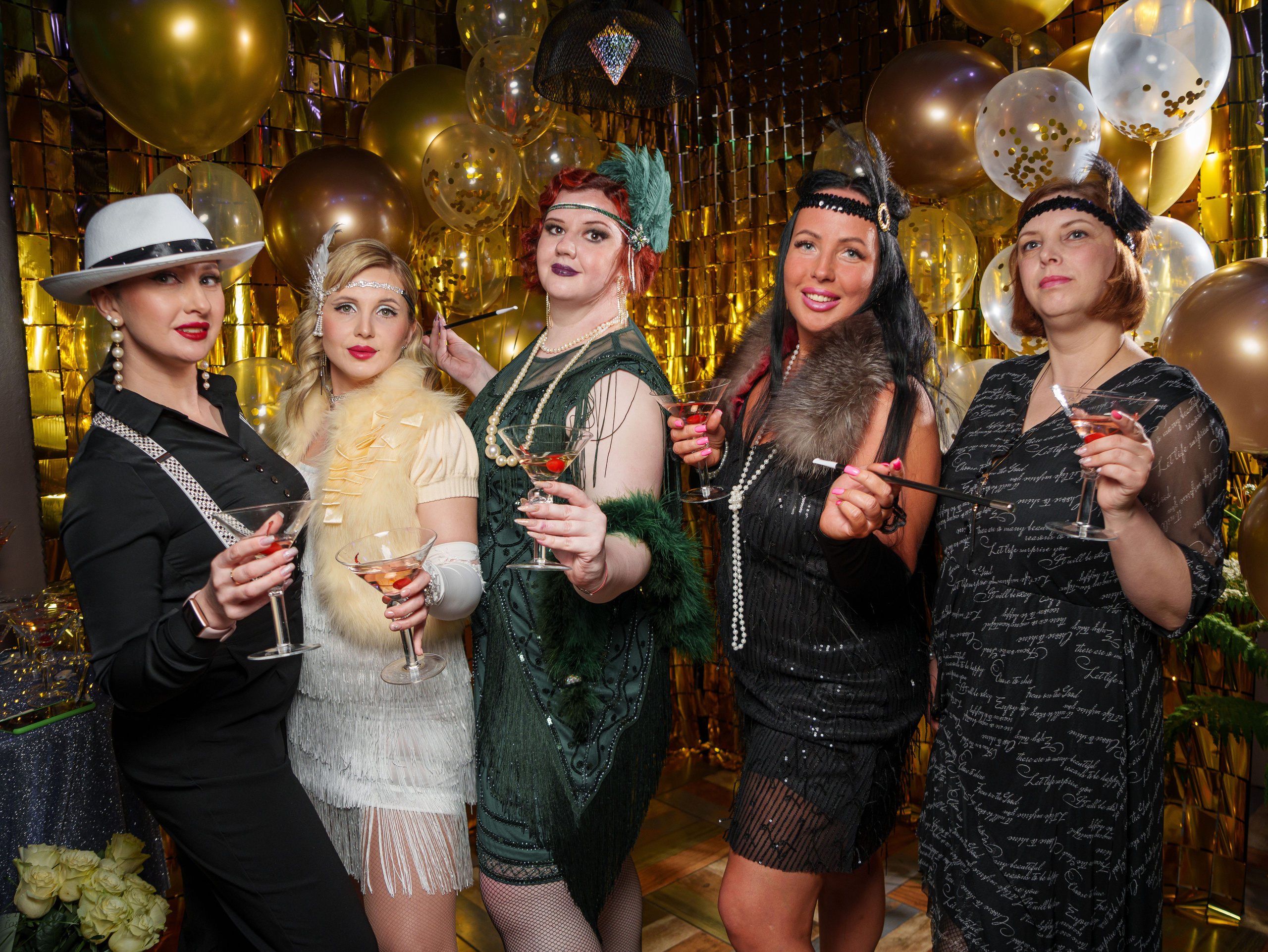 День рождения в стиле гэтсби. Фотограф Москва