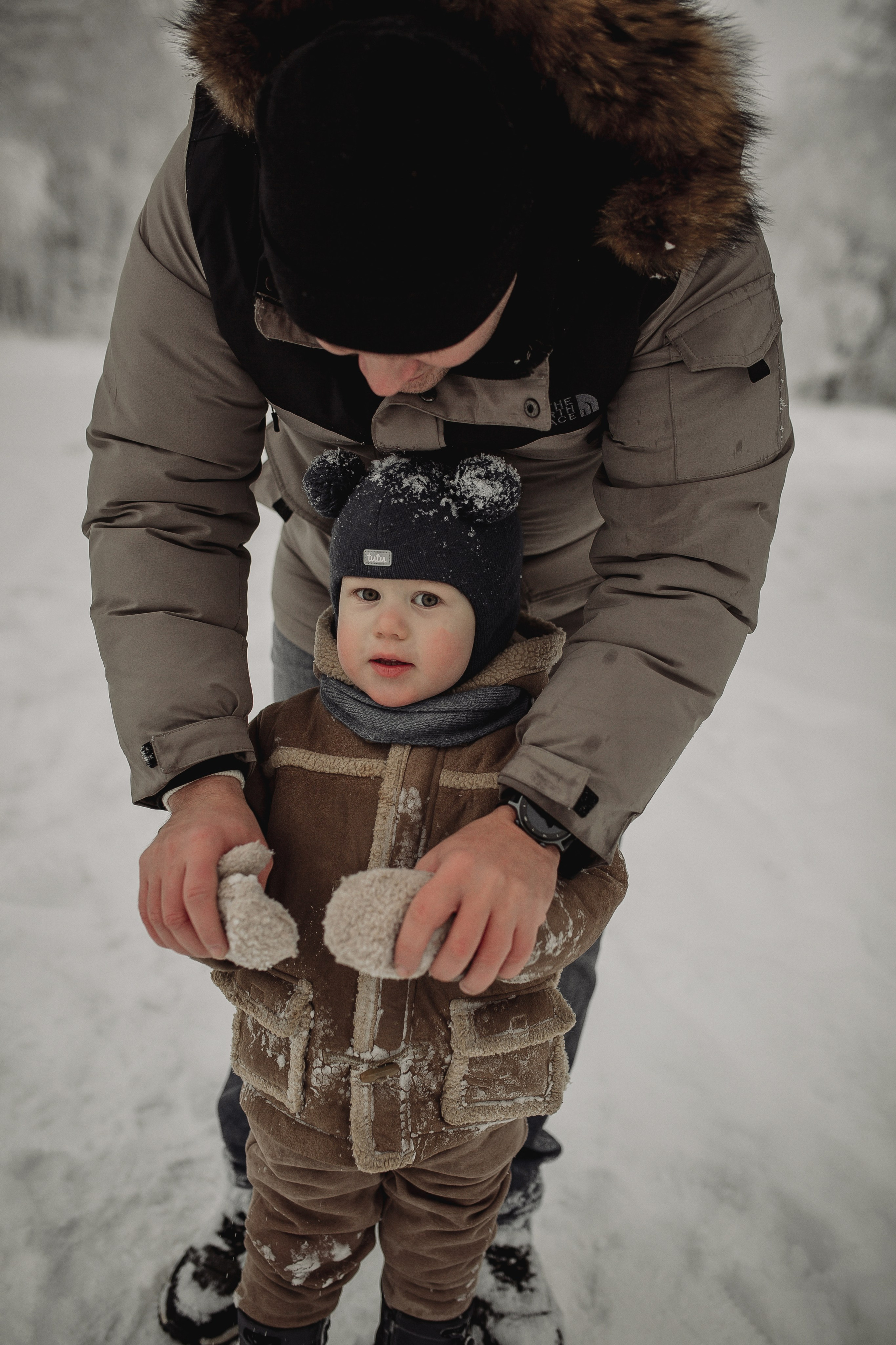 Снежное волшебство Рома, Лиза и Илюша. Семейный и свадебный фотограф в Саратове Катерина Оленская