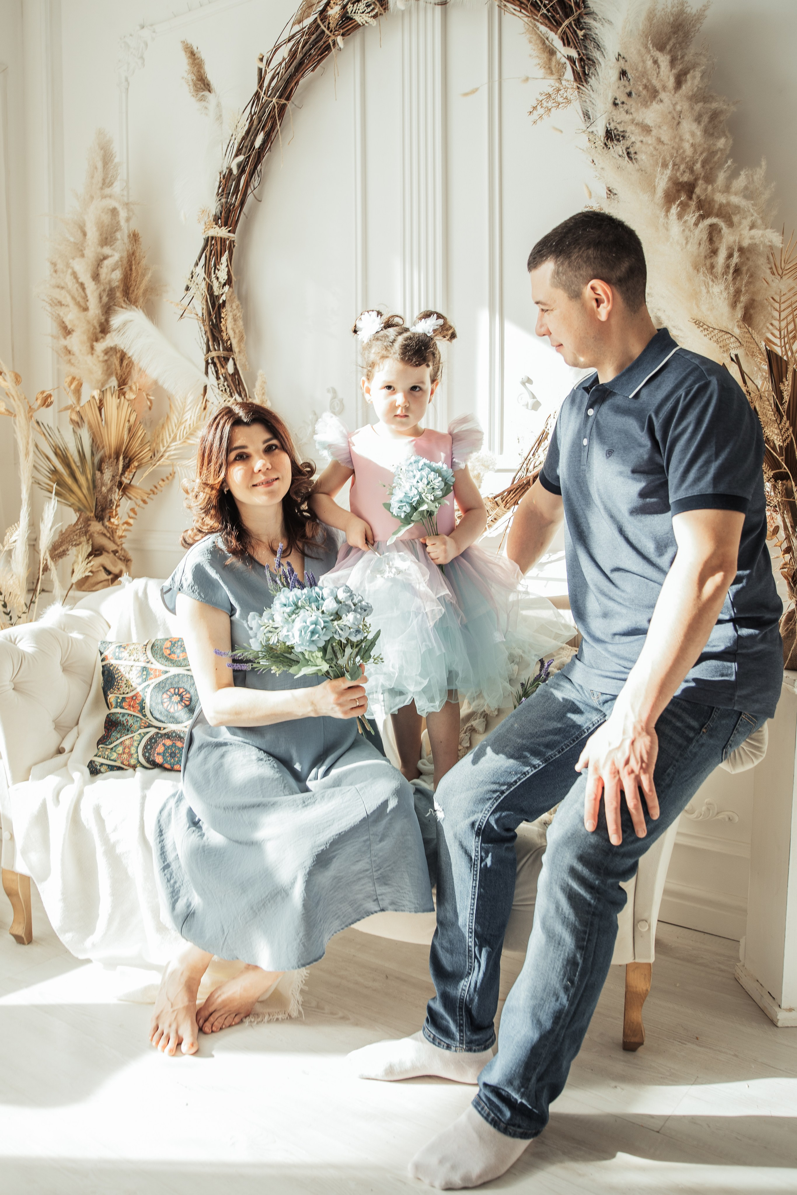 Семейная фотосессия. Портретный и свадебный фотограф в г. Москва Цынская Вера