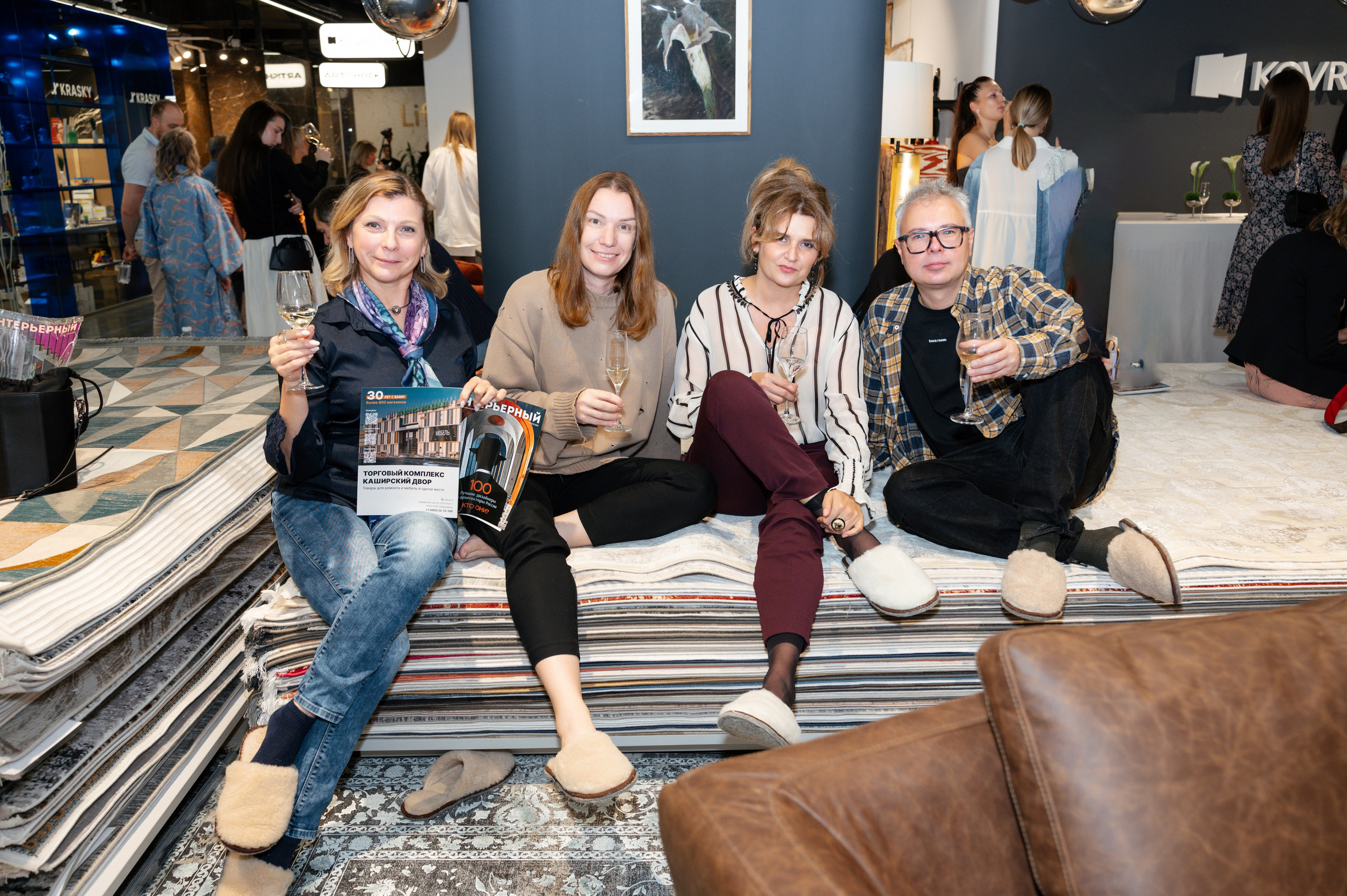 Открытие шоурума KOVROTEKA. Свадебный и семейный фотограф в Домодедово и Москве Юлия Курзаева