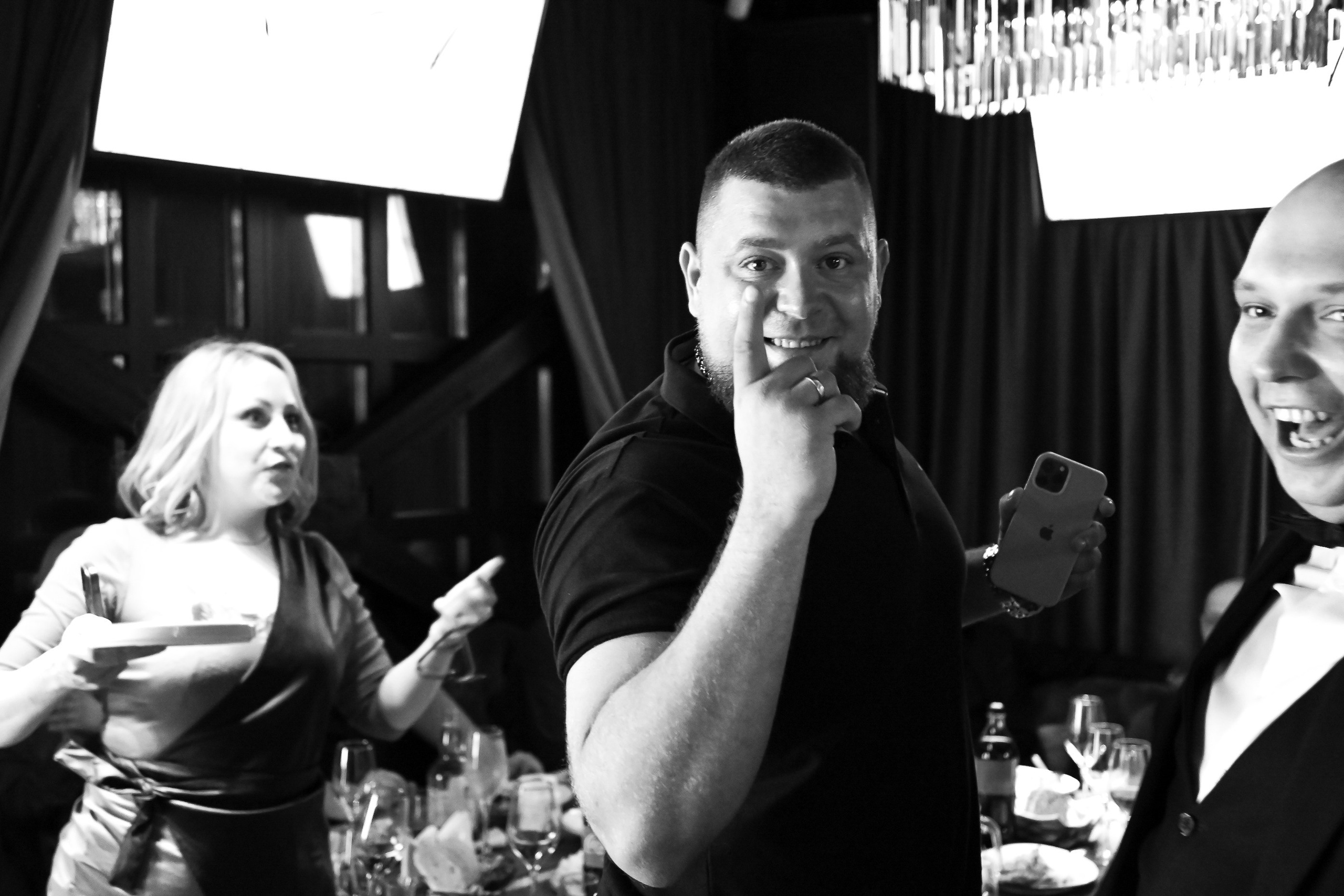 Black and white film. <3